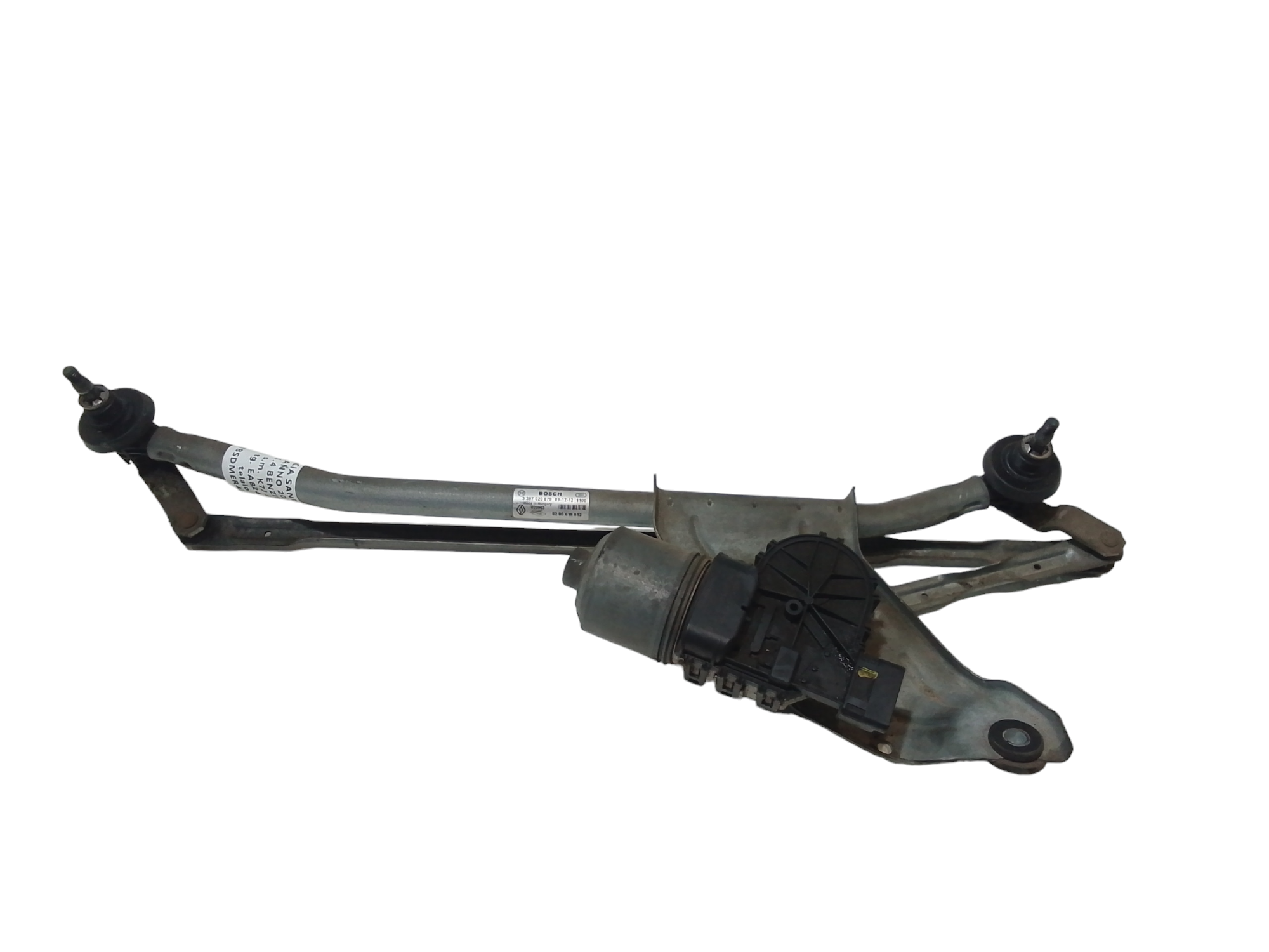 Motorino tergi ant completo di tandem per Dacia Sandero 1 Serie (2008 - 2012)