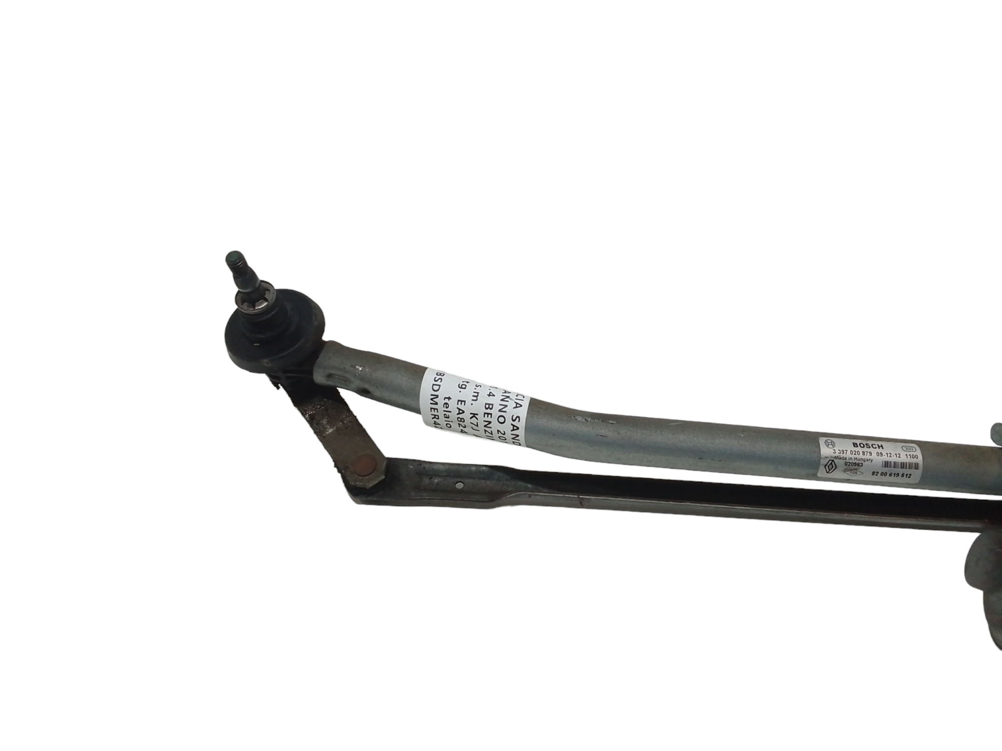 Motorino tergi ant completo di tandem per Dacia Sandero 1 Serie (2008 - 2012)