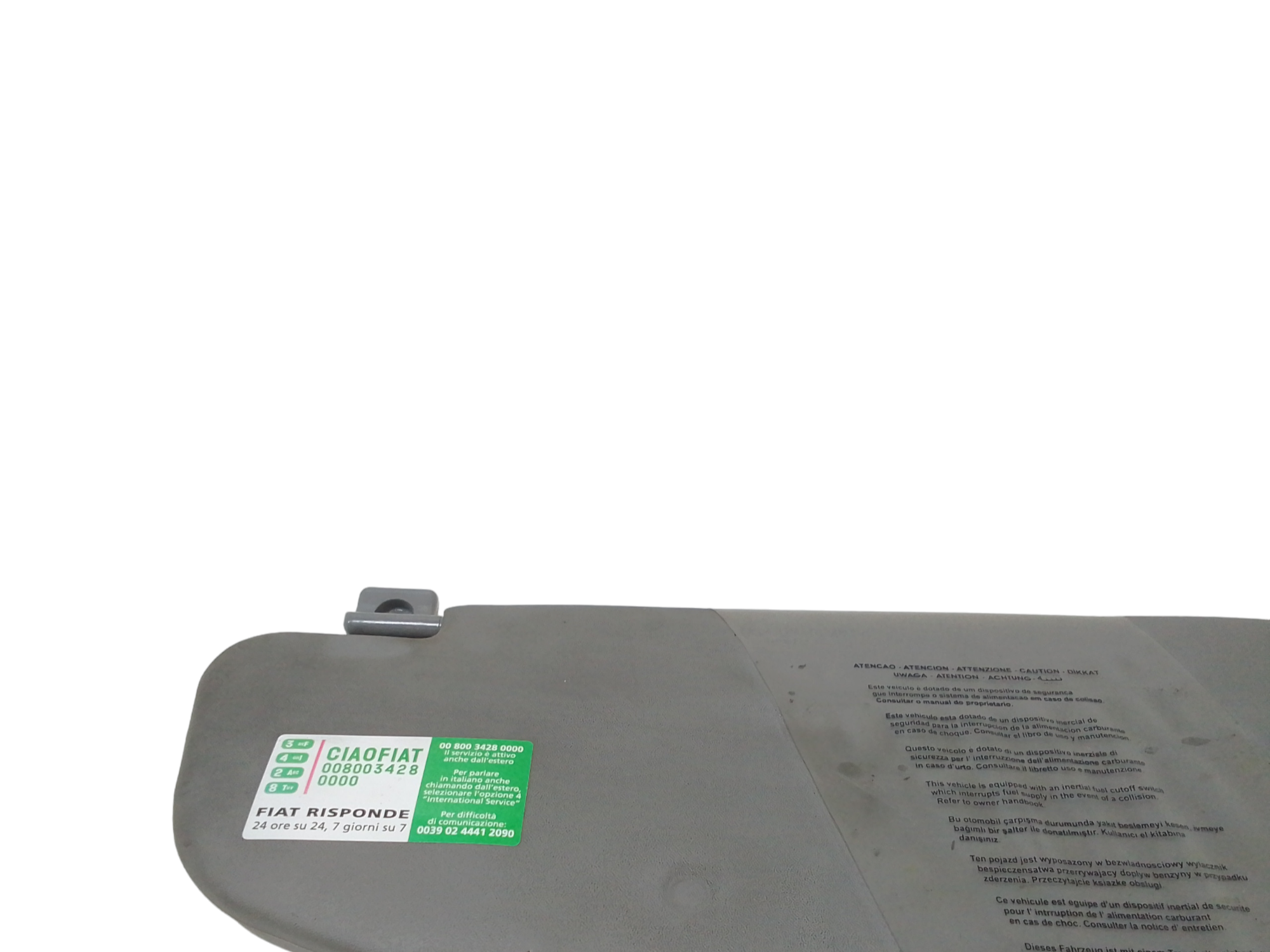 Parasole aletta anteriore Lato Guida per Fiat Dobl Serie (09>) (2009 - In produzione)