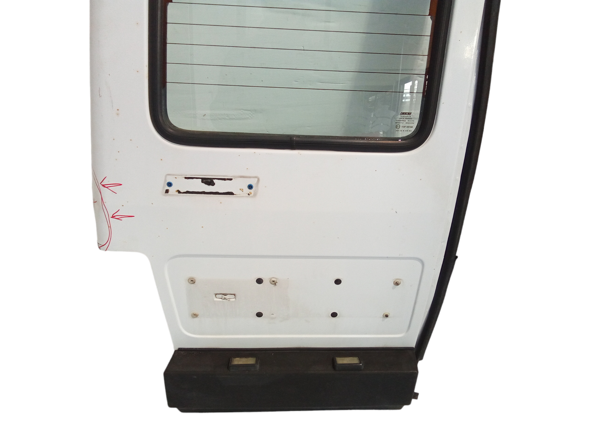 Porta carico posteriore a battente SX lato guida vetrata per Fiat Fiorino 1 Serie (1987 - 2003)