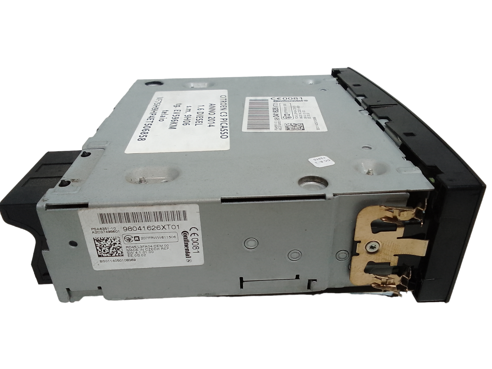 Autoradio per Citroen C3 Picasso (08>) (2008 - In produzione)