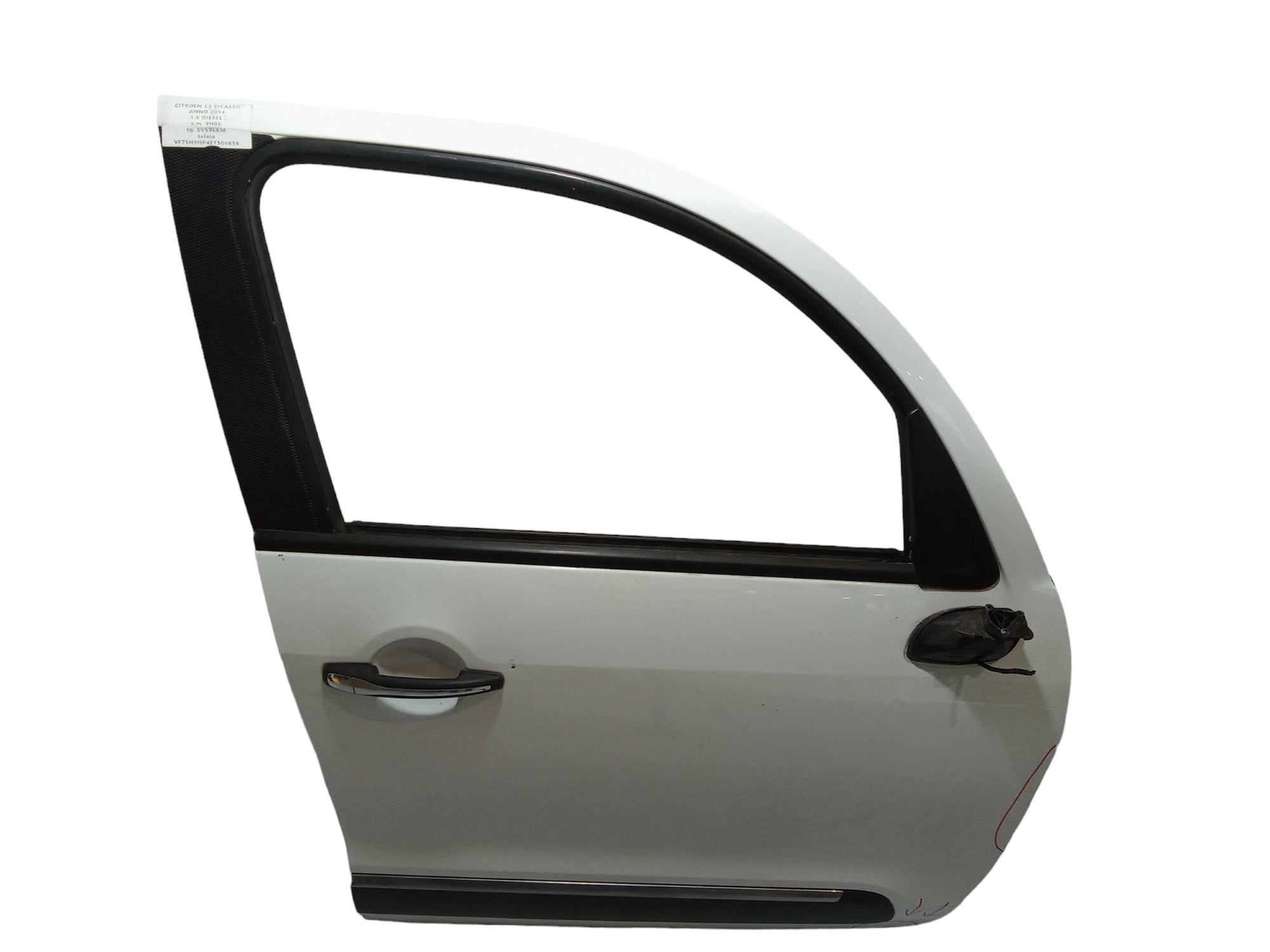 Portiera anteriore Destra per Citroen C3 Picasso (08>) (2008 - In produzione)