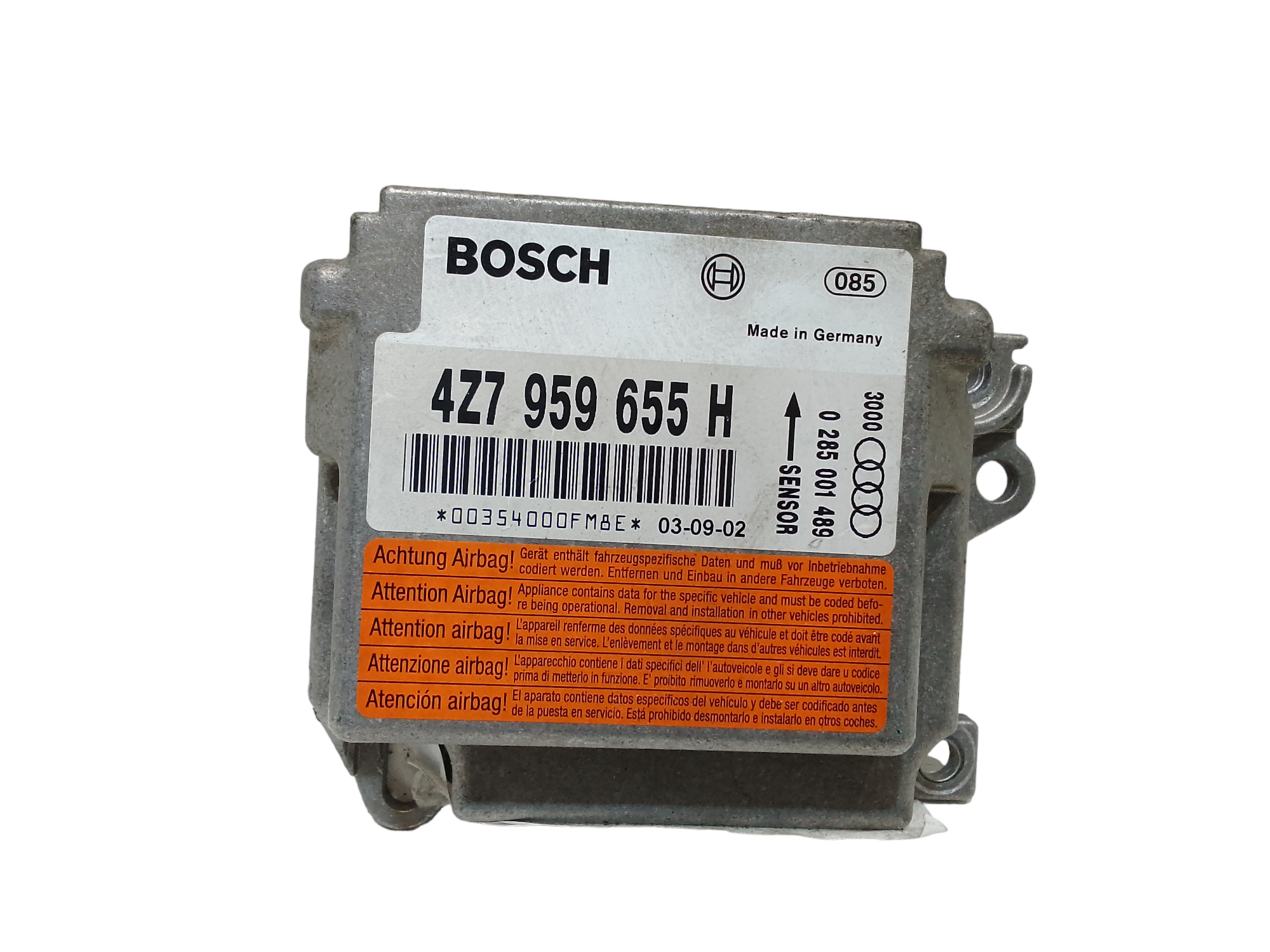 Centralina Airbag per Audi A6 Allroad (00>06) (2000 - 2006)