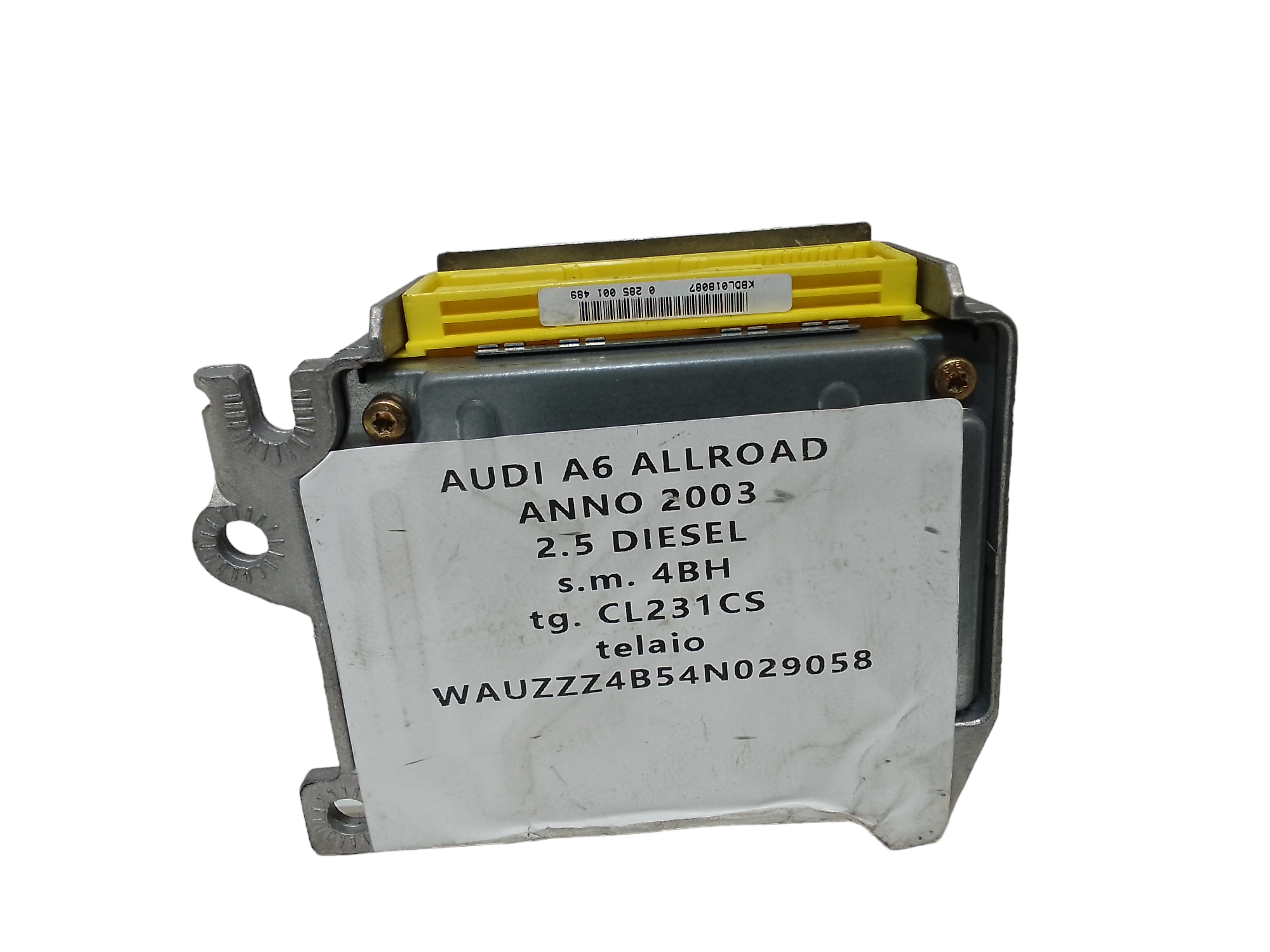 Centralina Airbag per Audi A6 Allroad (00>06) (2000 - 2006)