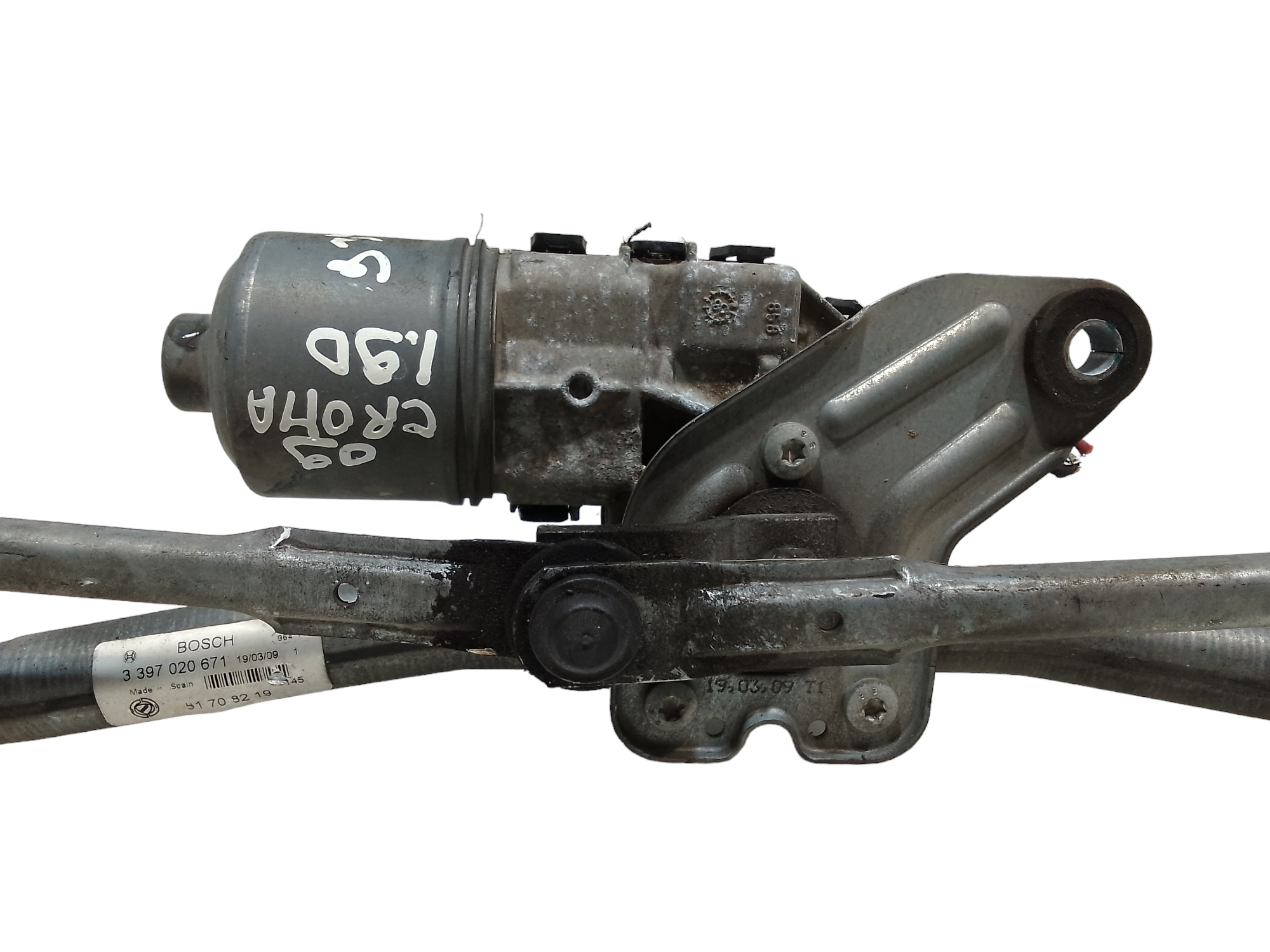 Motorino tergi ant completo di tandem per Fiat Croma 3 Serie (2007 - In produzione)