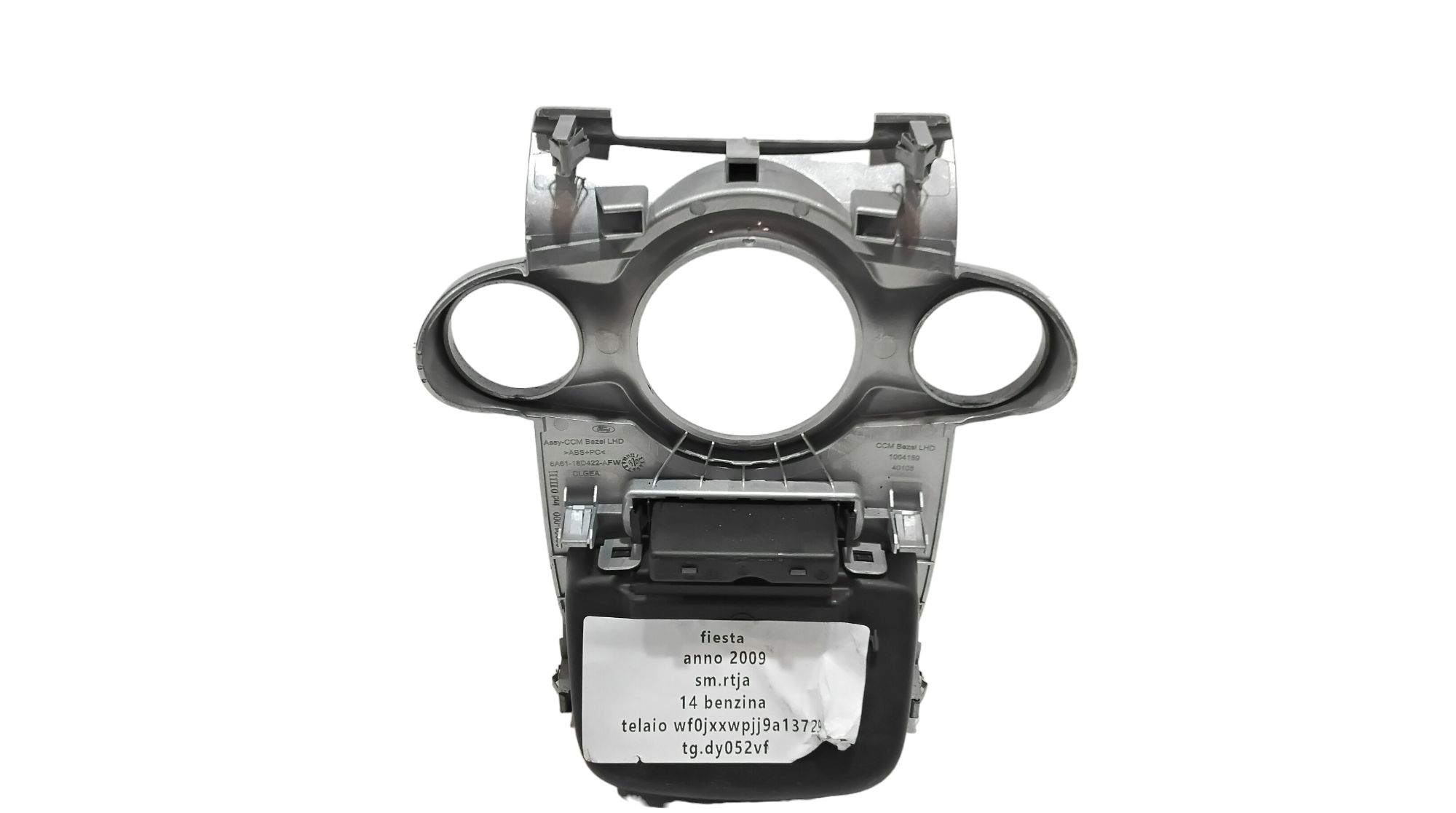 Modanatura Centrale Cruscotto per Ford Fiesta 6 Serie (2008 - 2017)