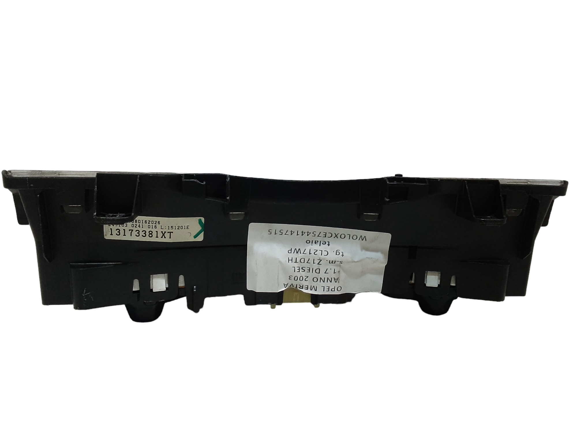 Quadro Strumenti per Opel Meriva 1 Serie (2003 - 2006)