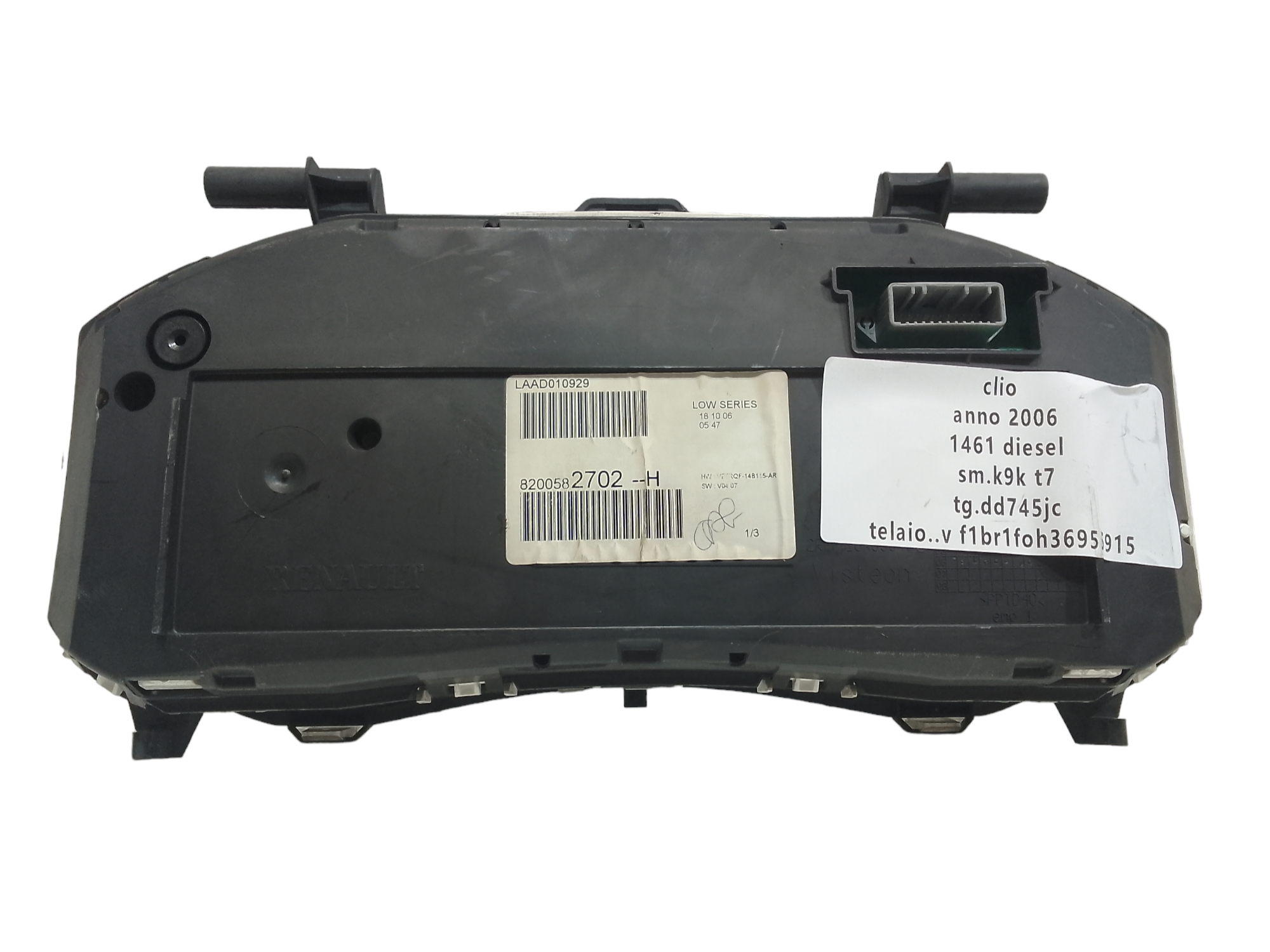 Quadro Strumenti per Renault Clio Serie (04>08) (2004 - 2008)