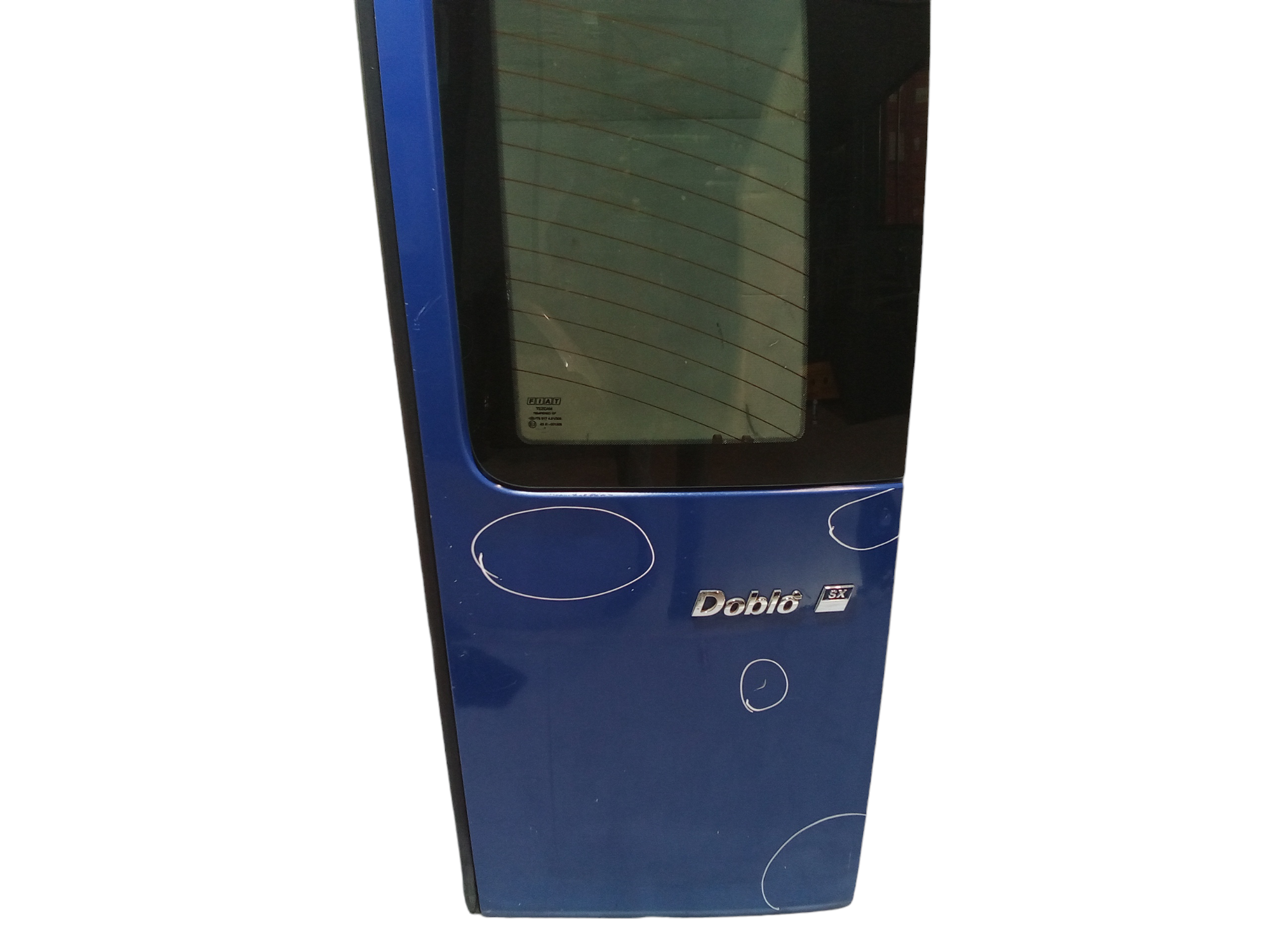 Porta carico posteriore a battente DX lato passeggero vetrat per Fiat Dobl Serie (00>05) (2000 - 2005)