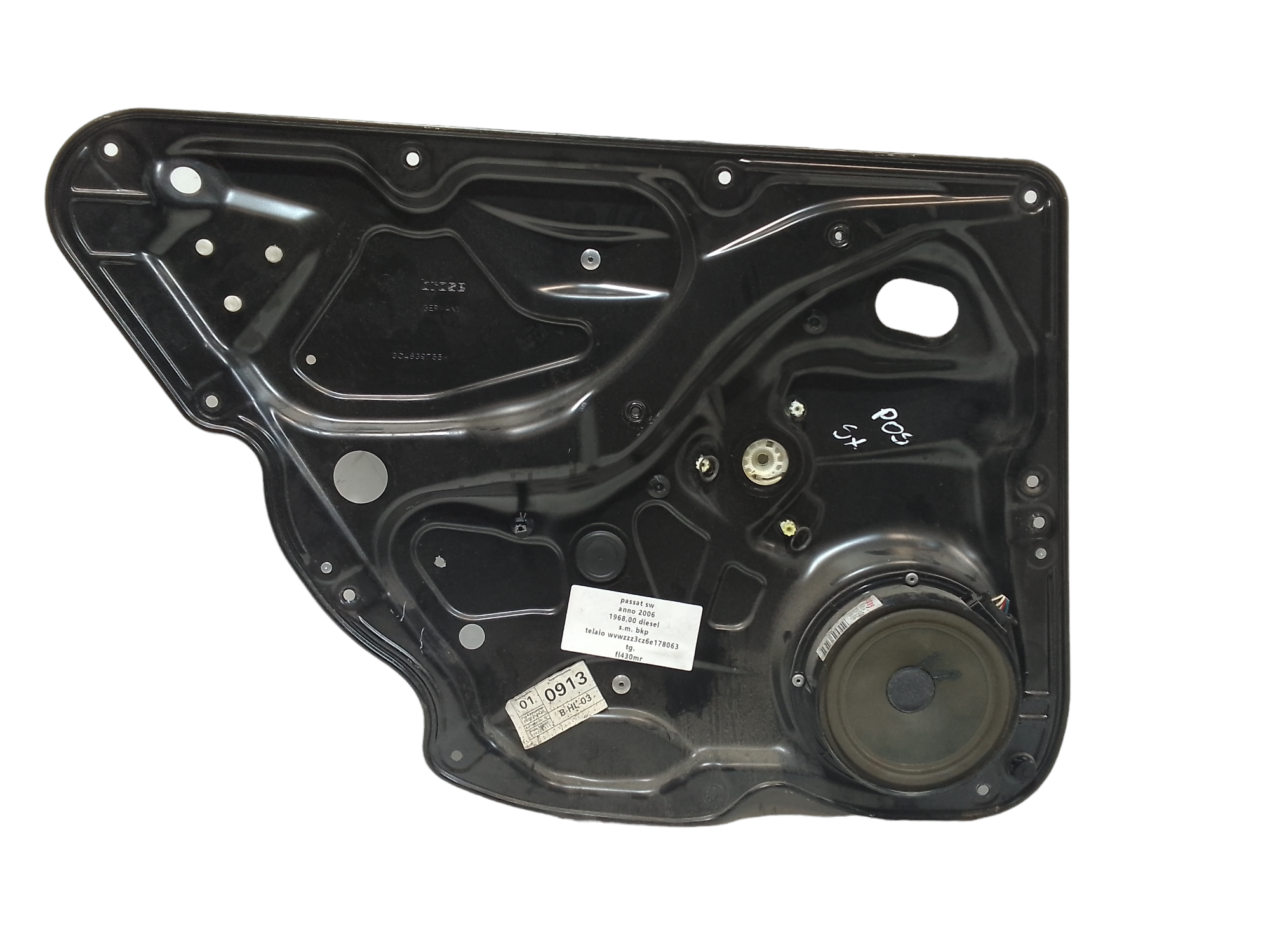Cremagliera posteriore sinistra guida per Volkswagen Passat Variant 4 Serie (2005 - 2010)