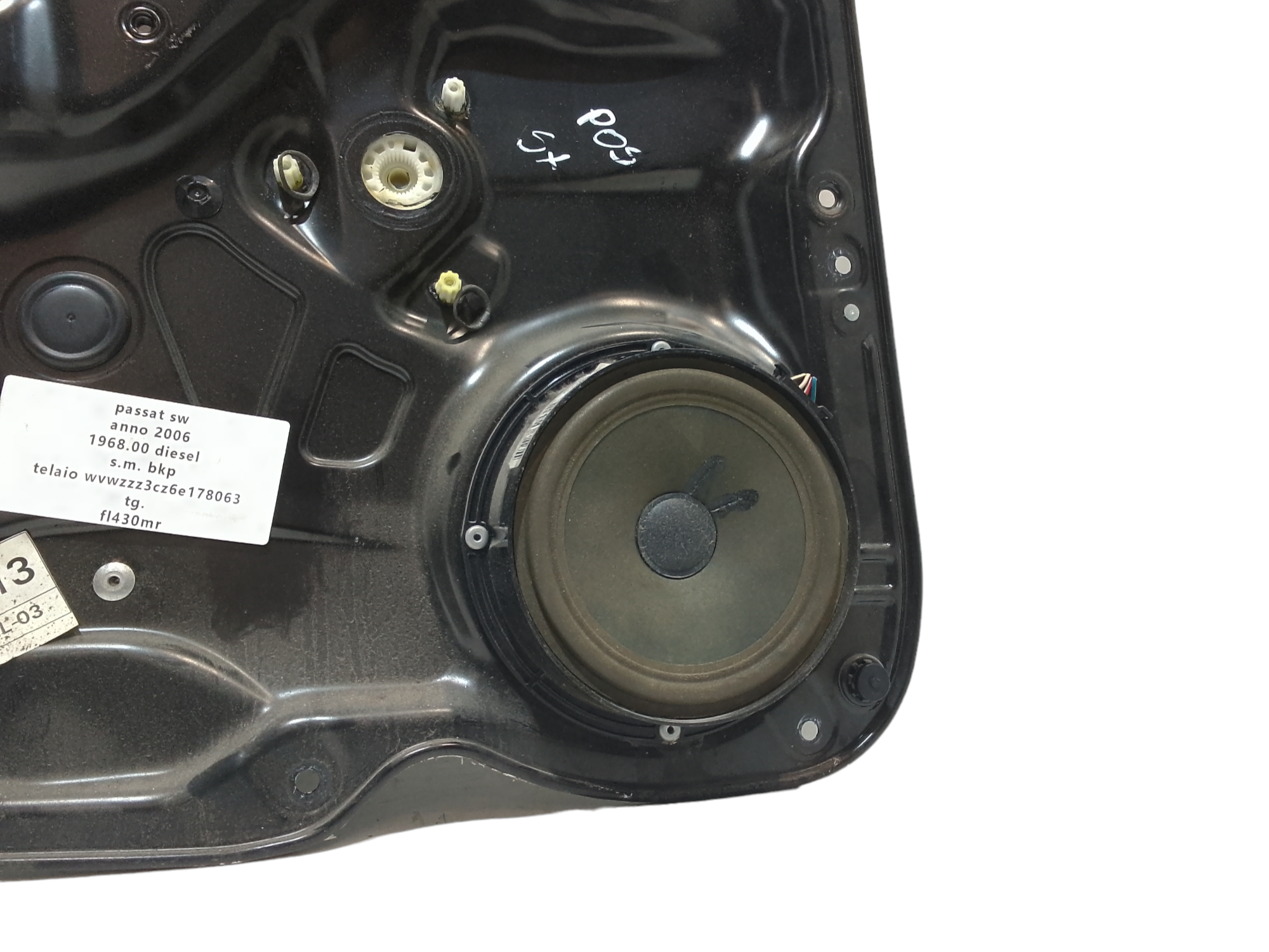 Cremagliera posteriore sinistra guida per Volkswagen Passat Variant 4 Serie (2005 - 2010)