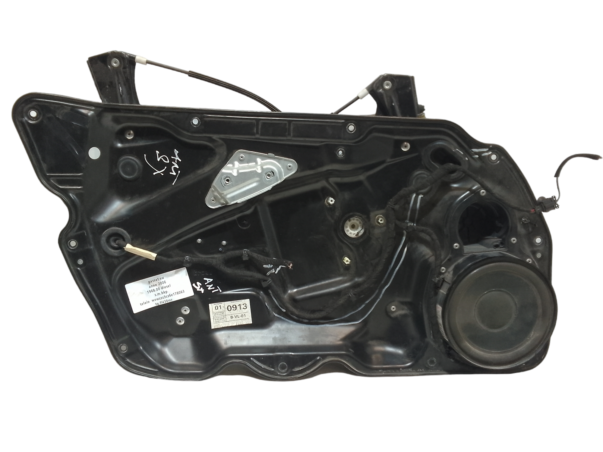 Cremagliera anteriore sinistra Guida per Volkswagen Passat Variant 4 Serie (2005 - 2010)