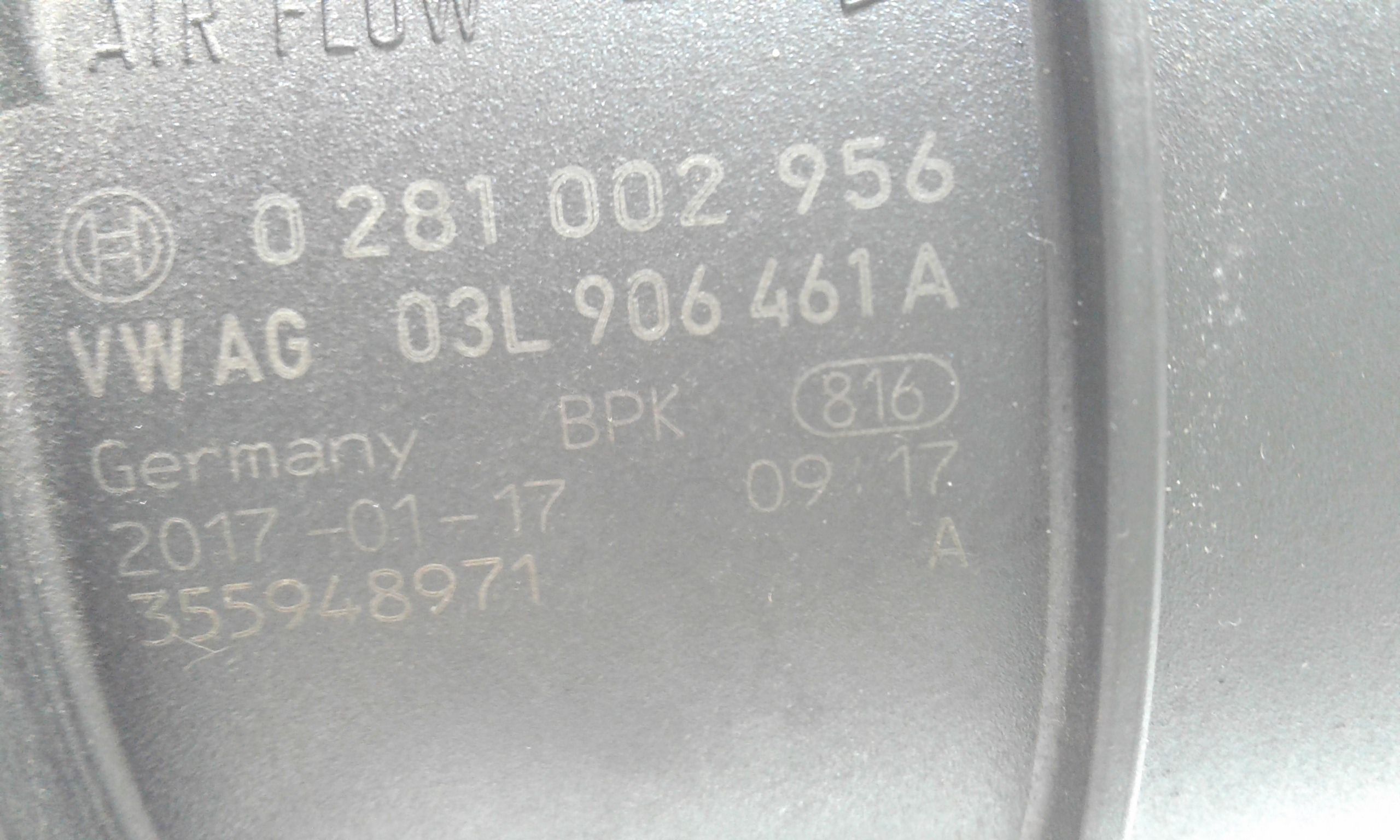 Debimetro VOLKSWAGEN Tiguan Serie