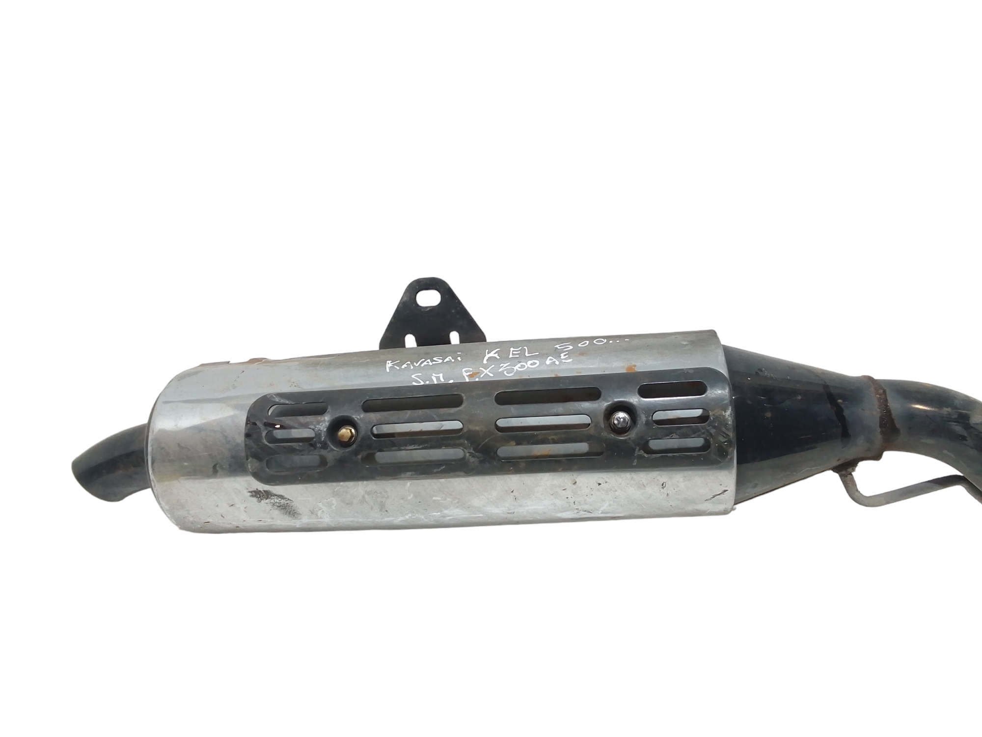 Marmitta completa di terminale scarico per Kawasaki Kle 500cc (91>00) (1991 - 2000)