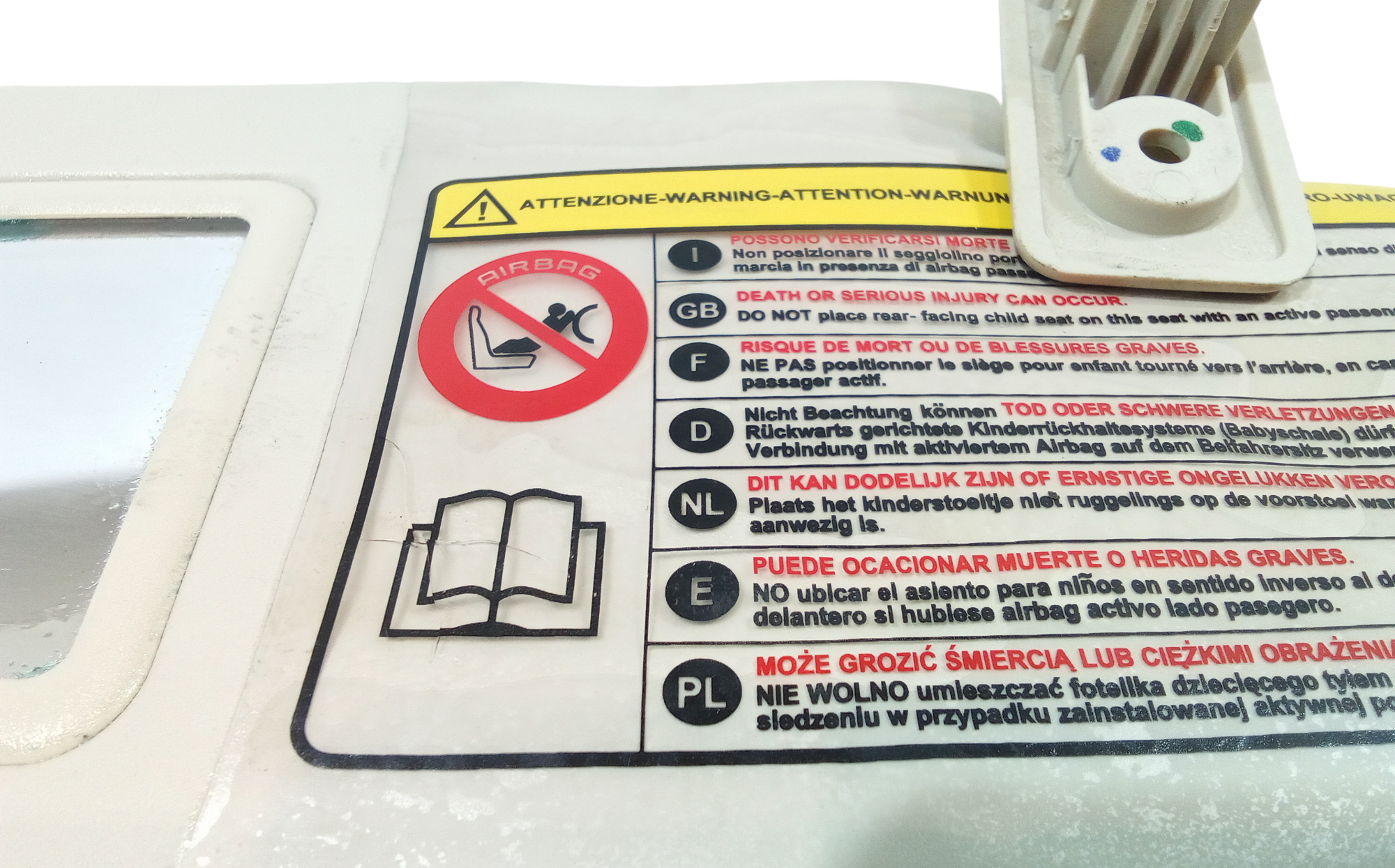 Parasole aletta Lato Passeggero per Fiat 500 Serie (07>14) (2007 - 2014)