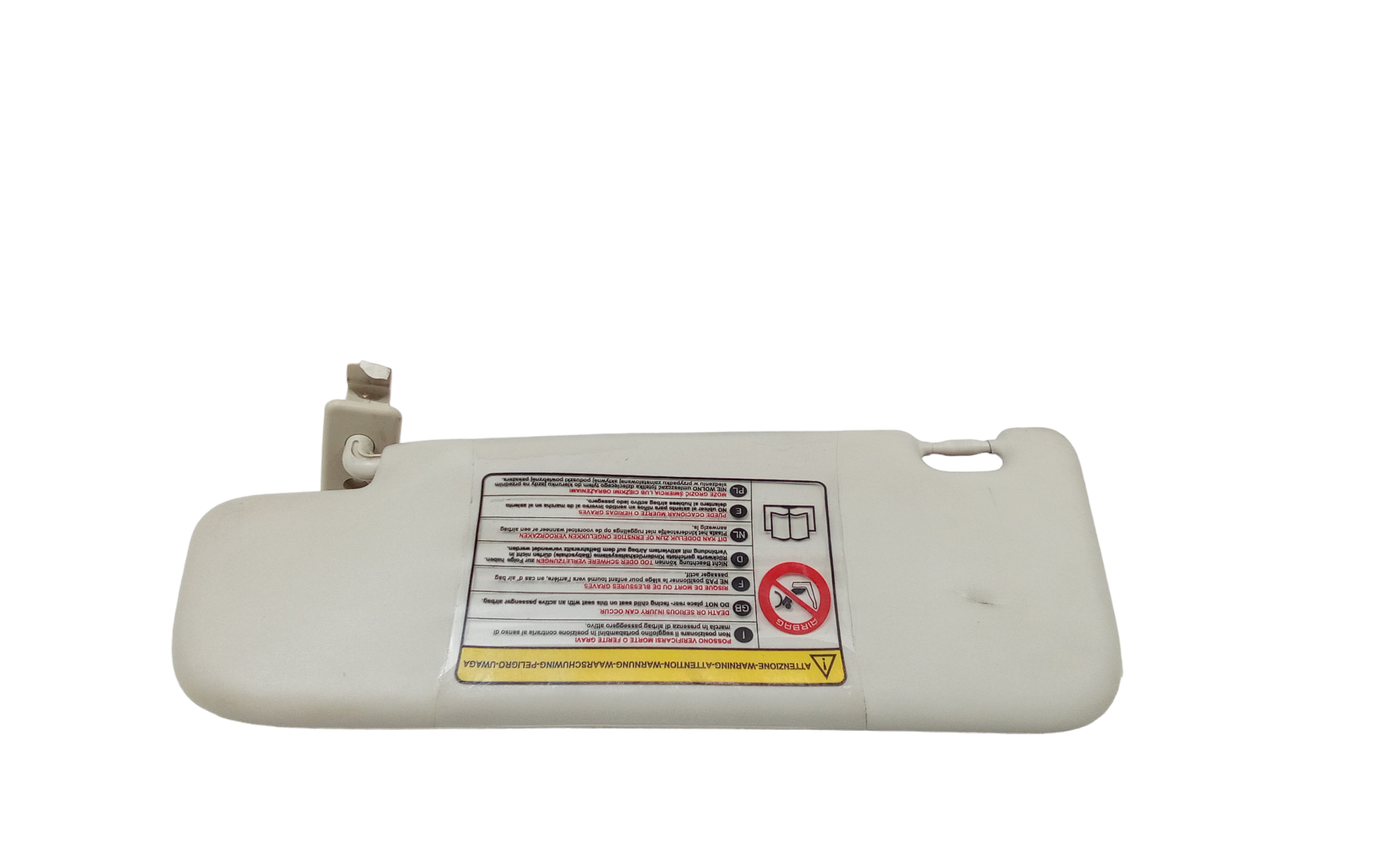 Parasole aletta Lato Passeggero per Fiat 500 Serie (07>14) (2007 - 2014)