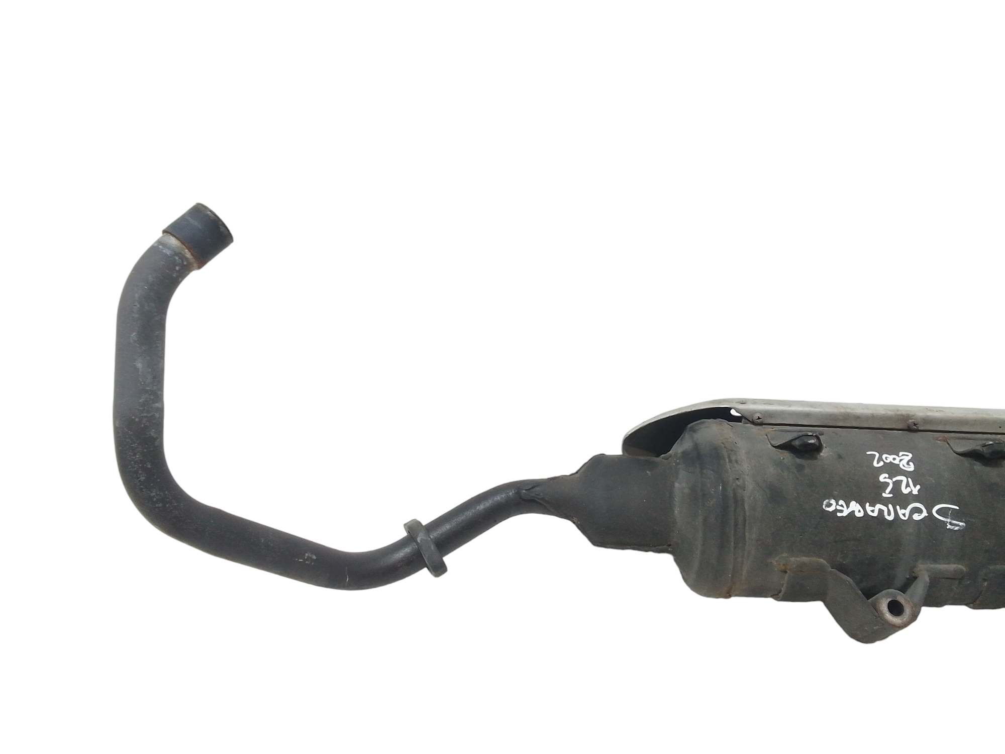 Marmitta completa di terminale scarico per Aprilia Scarabeo 125cc (2007 - 2012)