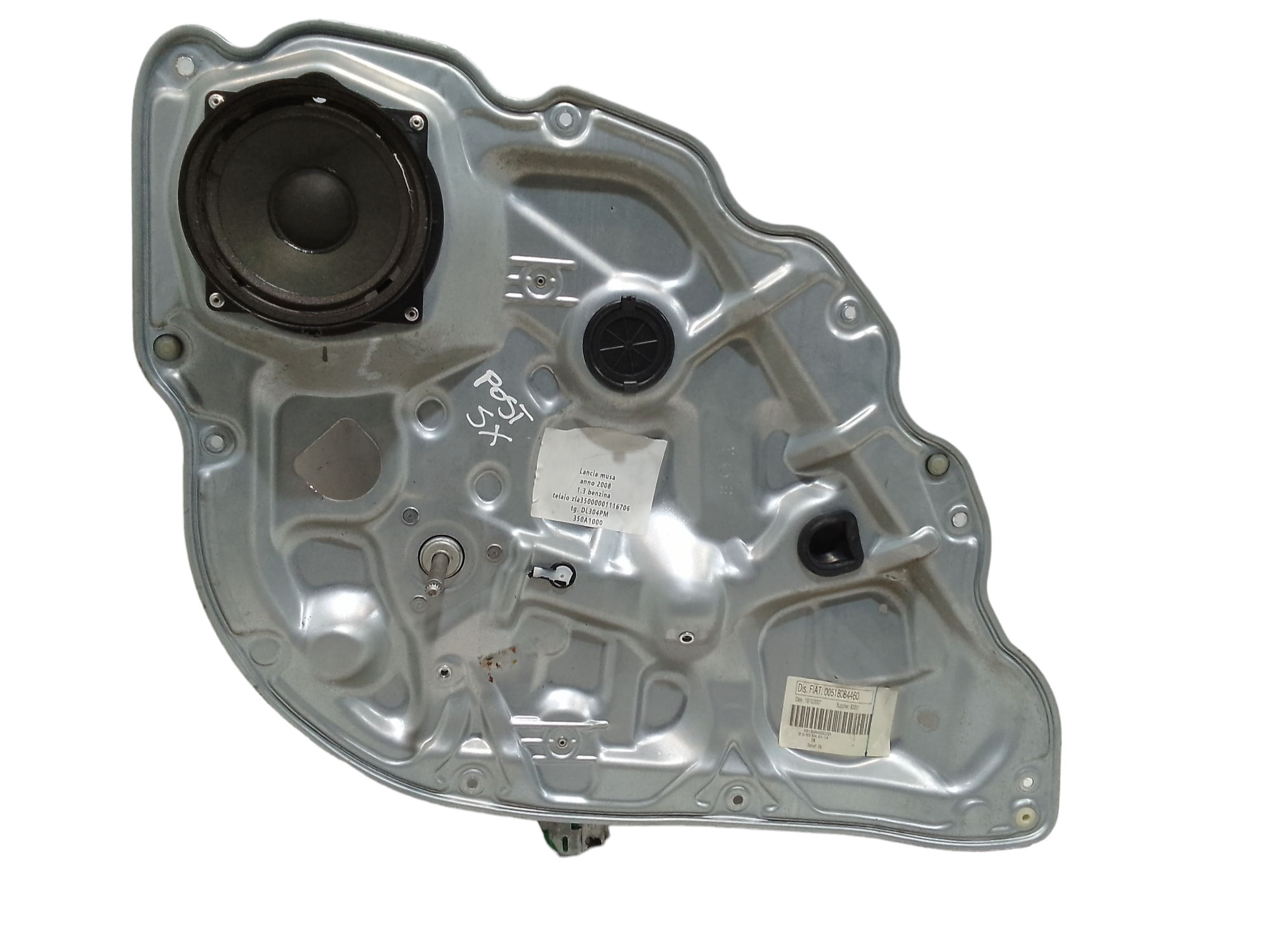 Cremagliera posteriore sinistra guida per Lancia Musa 2 Serie (2007 - In produzione)