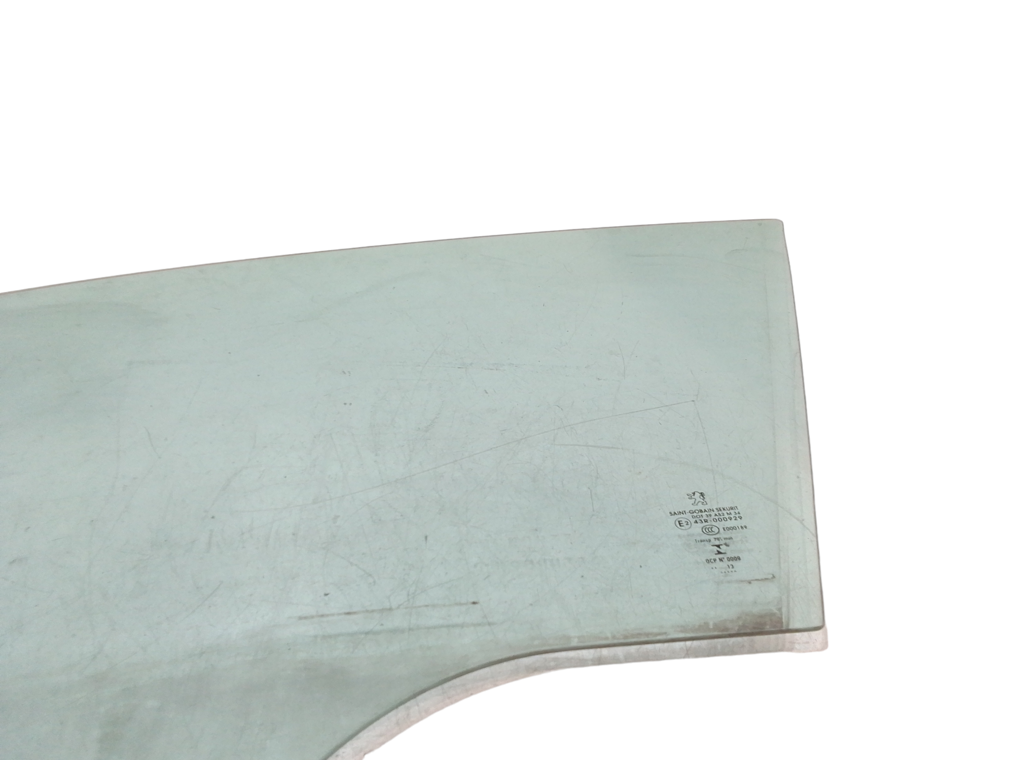 Vetro scendente anteriore Sinistro per Peugeot 3008 Serie (09>16) (2009 - 2016)