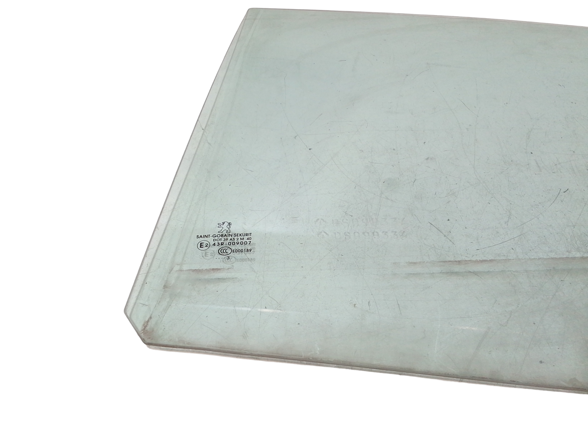 Vetro scendente posteriore Sinistro per Peugeot 3008 Serie (09>16) (2009 - 2016)