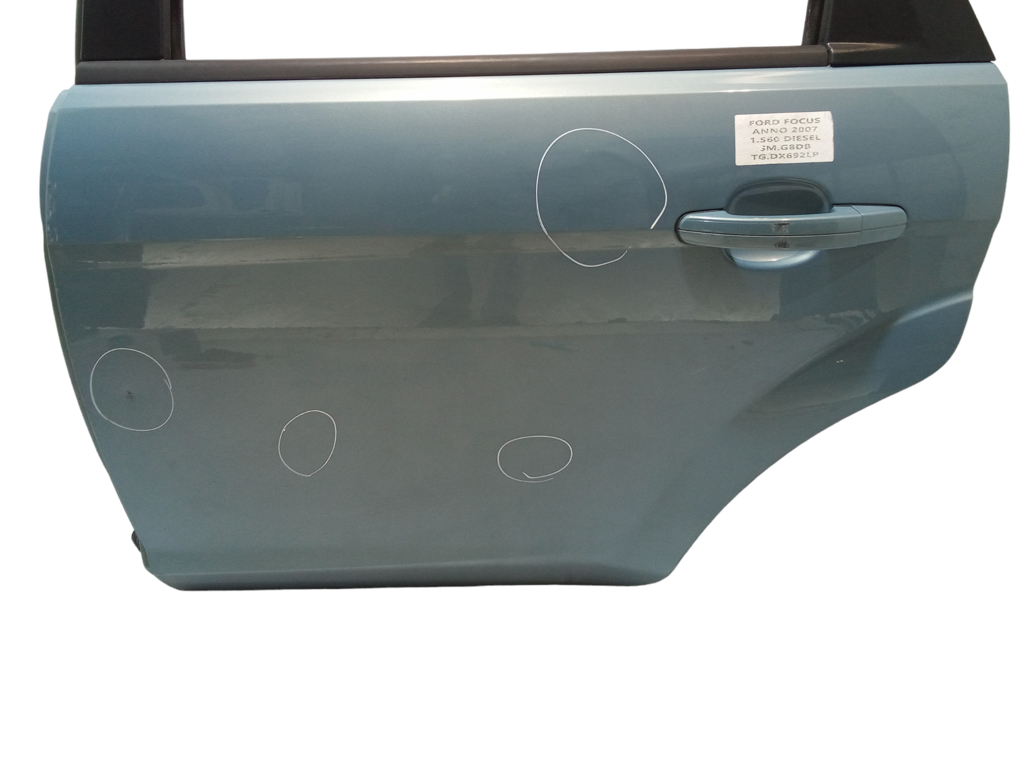 Portiera Posteriore Sinistra per Ford Focus Berlina 3 Serie (2004 - 2008)