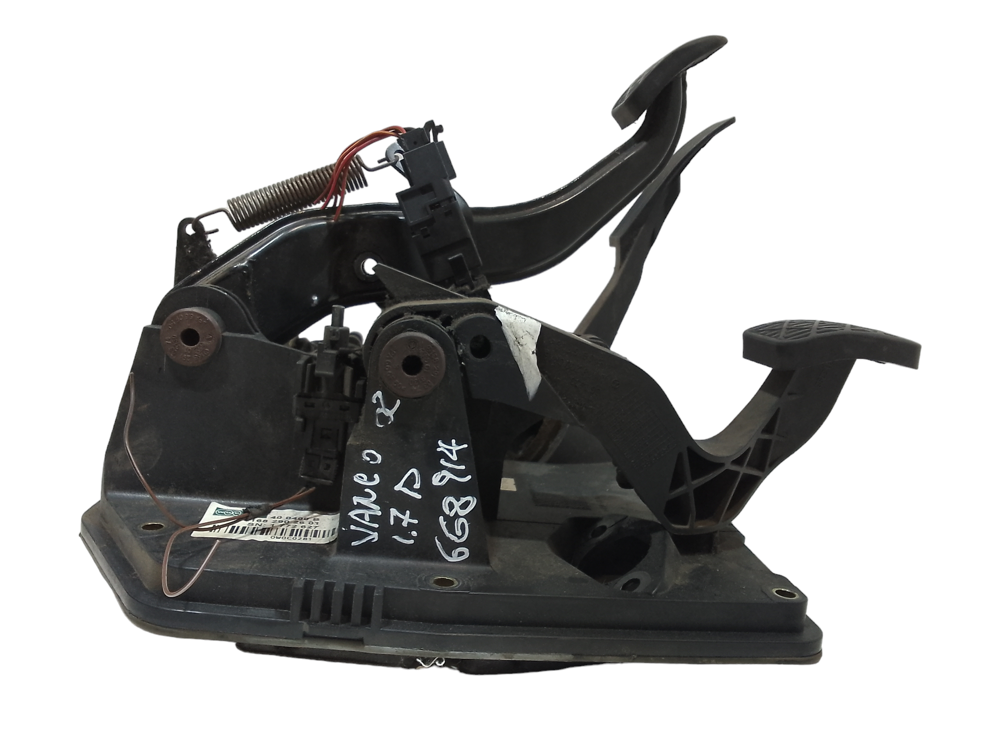 Pedaliera completa freno + frizione + acceleratore per Mercedes Vaneo 1 Serie (2001 - In produzione)