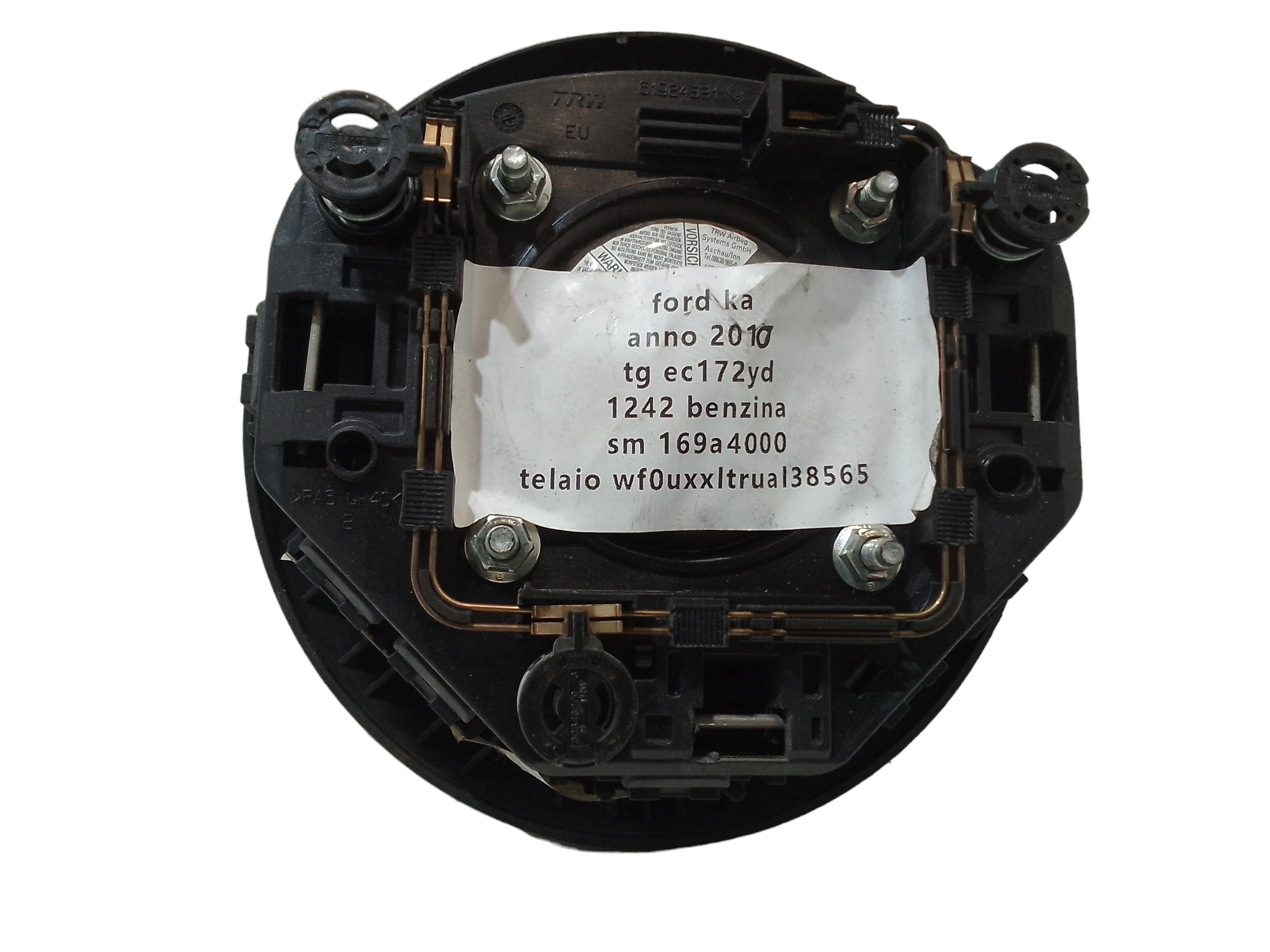 Airbag Volante per Ford Ka Serie (ccu) (08>18) (2008 - 2018)