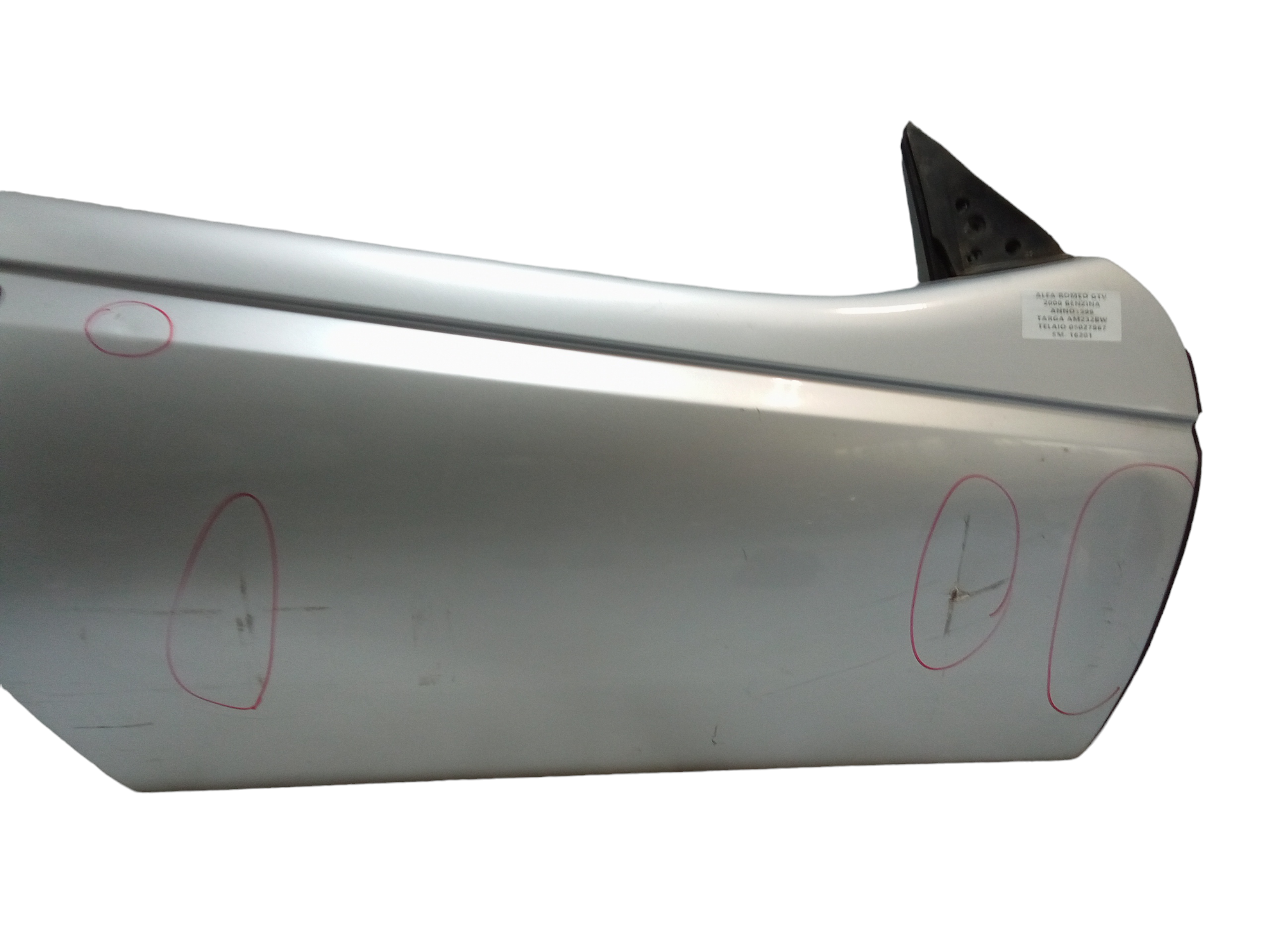 Portiera anteriore Destra per Alfa Romeo Gtv Serie (916_) (98>03) (1998 - 2003)