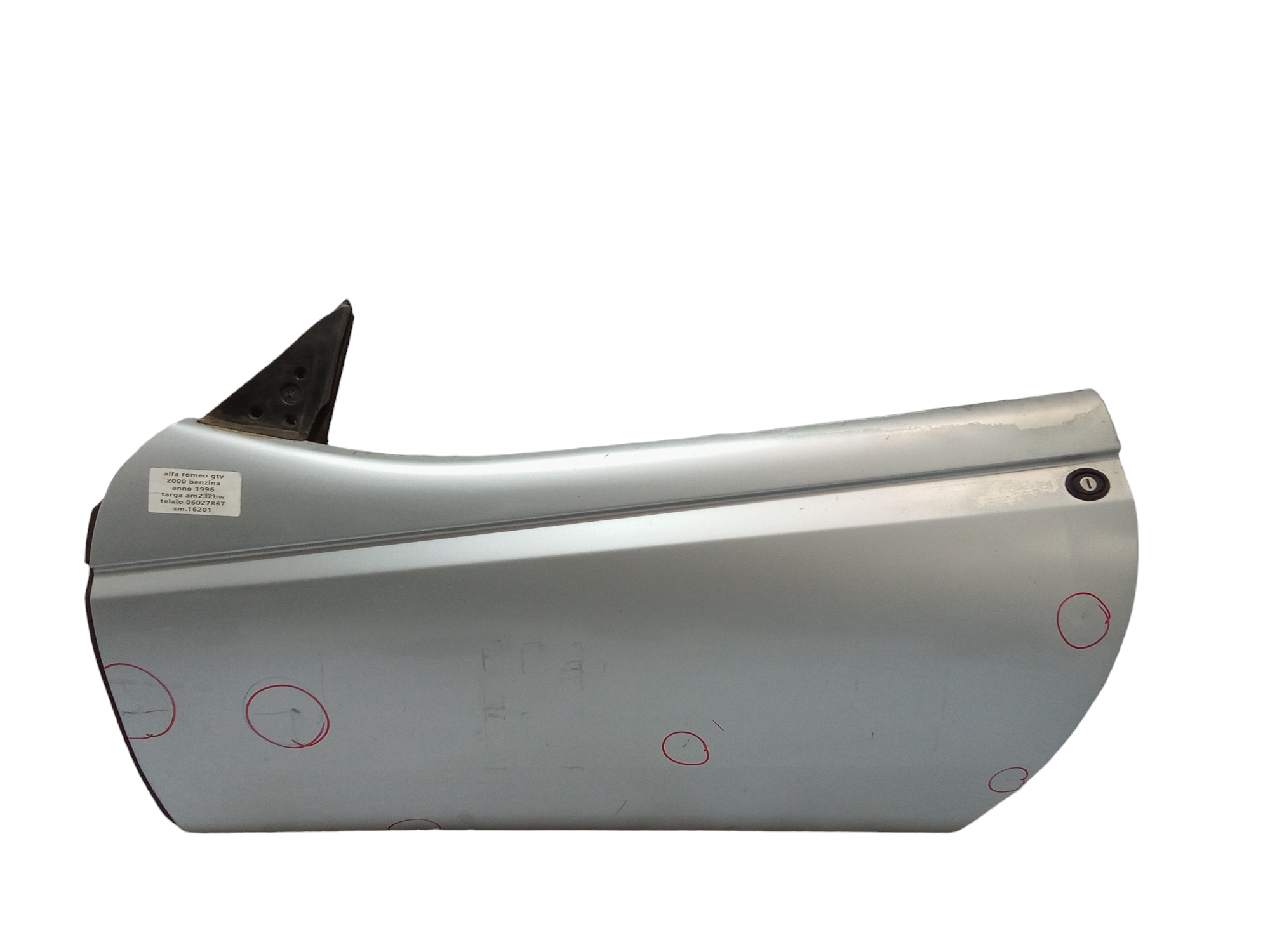 Portiera Anteriore Sinistra per Alfa Romeo Gtv Serie (916_) (98>03) (1998 - 2003)