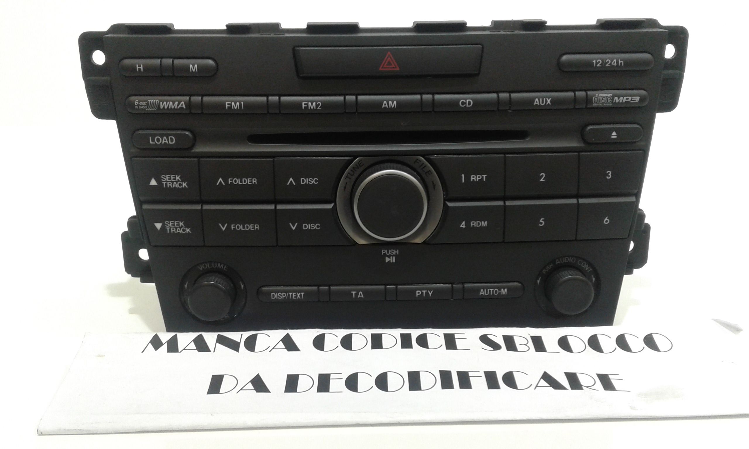 Autoradio MP3 MAZDA CX-7 2 Serie