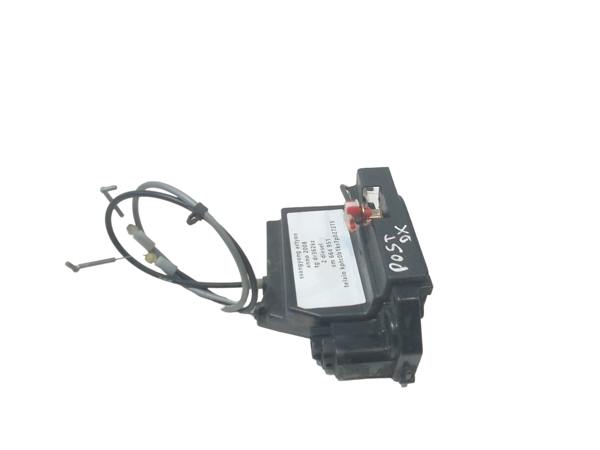 Serratura Posteriore destra per Ssangyong Actyon 1 Serie (2006 - In produzione)