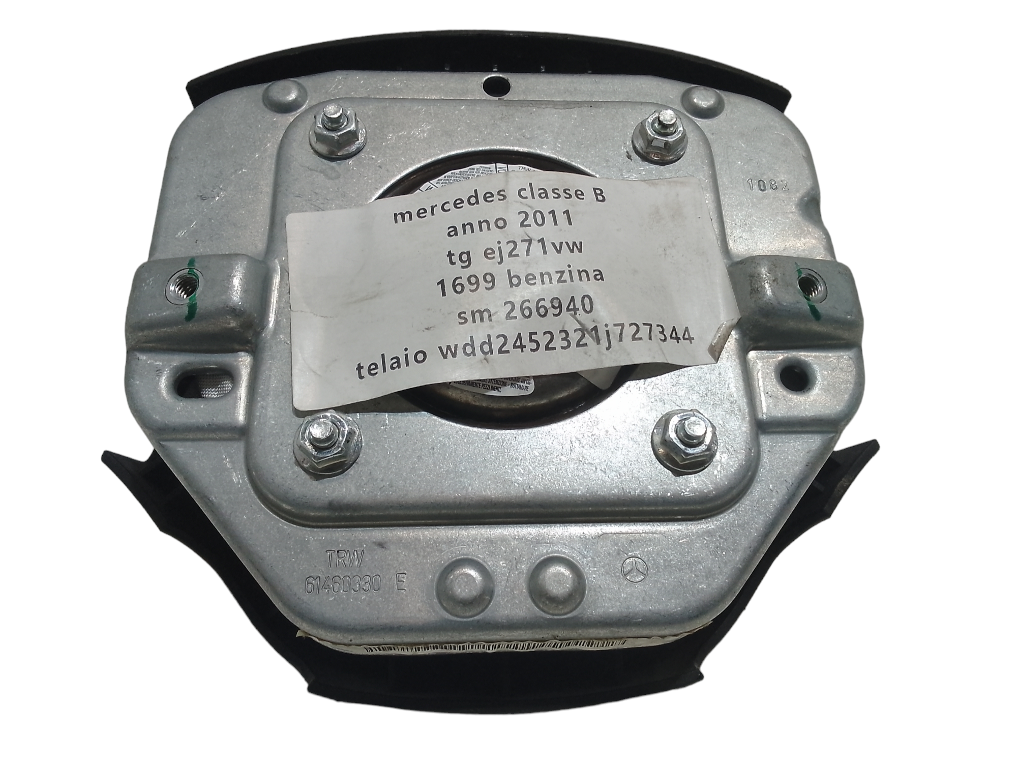 Airbag Volante per Mercedes Classe B W245 1 Serie (2005 - 2011)