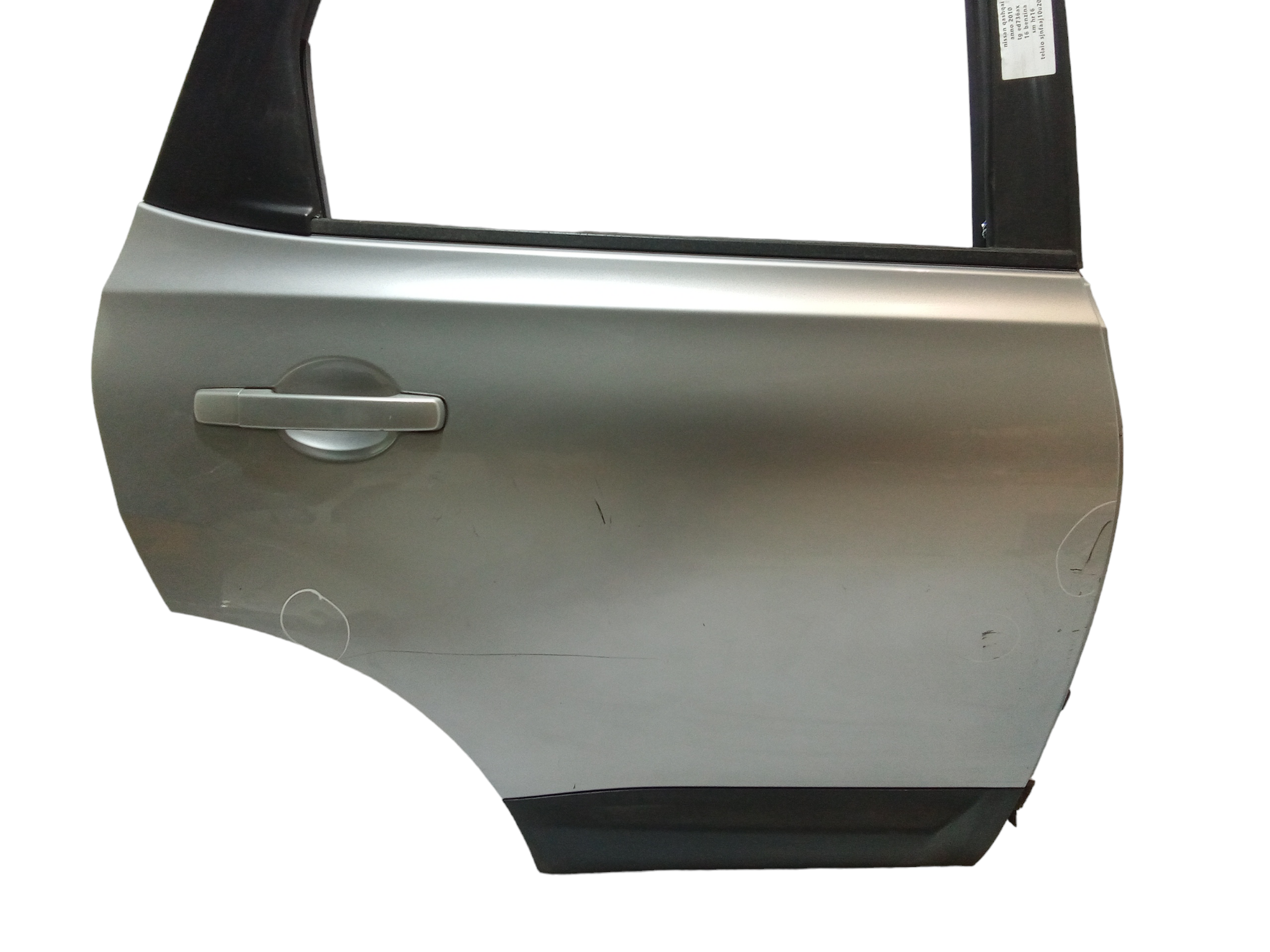 Portiera Posteriore Destra per Nissan Qashqai 2 Serie (2010 - 2013)