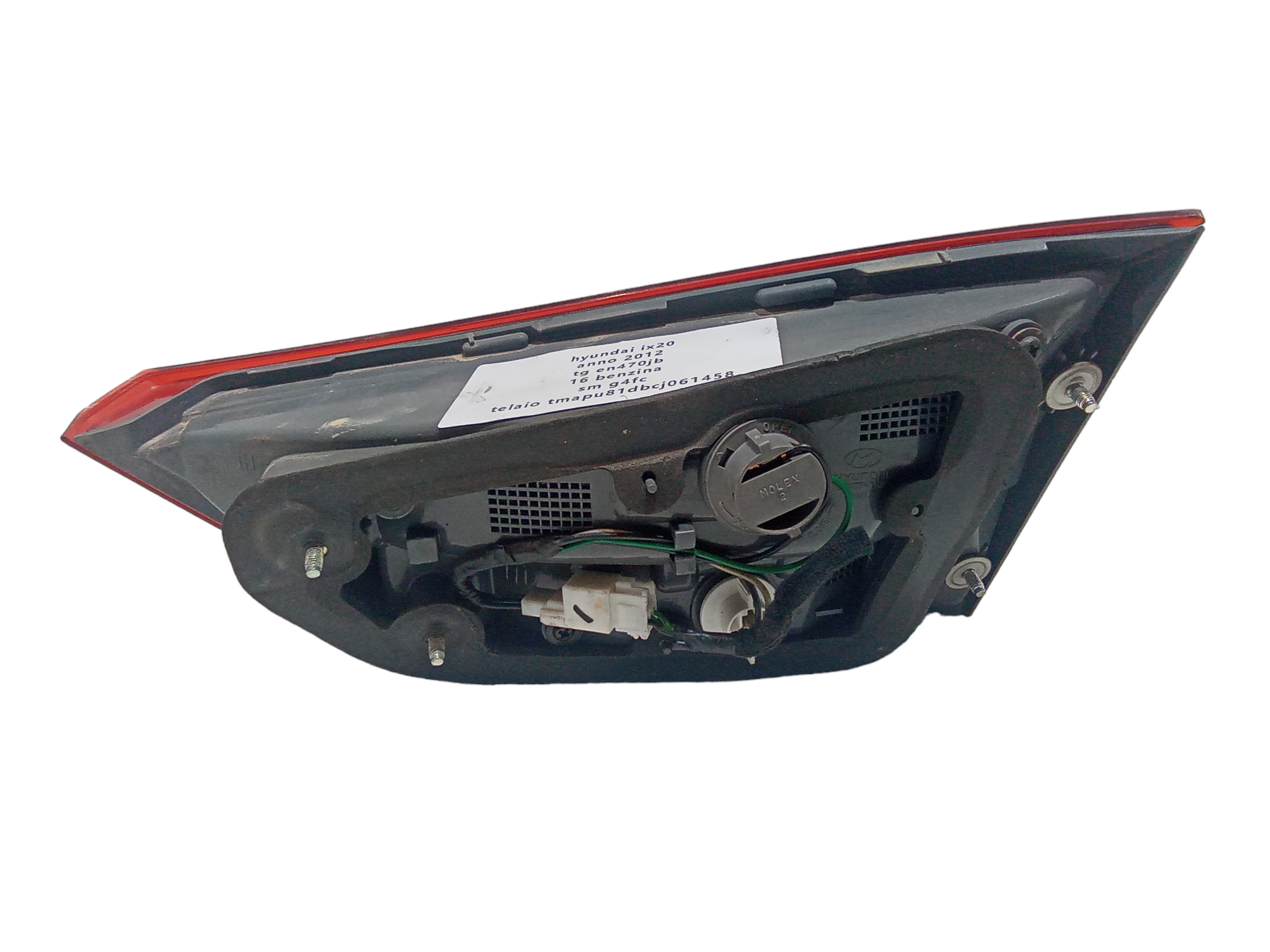 Stop Posteriore Sinistro Integrato nel Portello per Hyundai IX20 (2010 - 2020)
