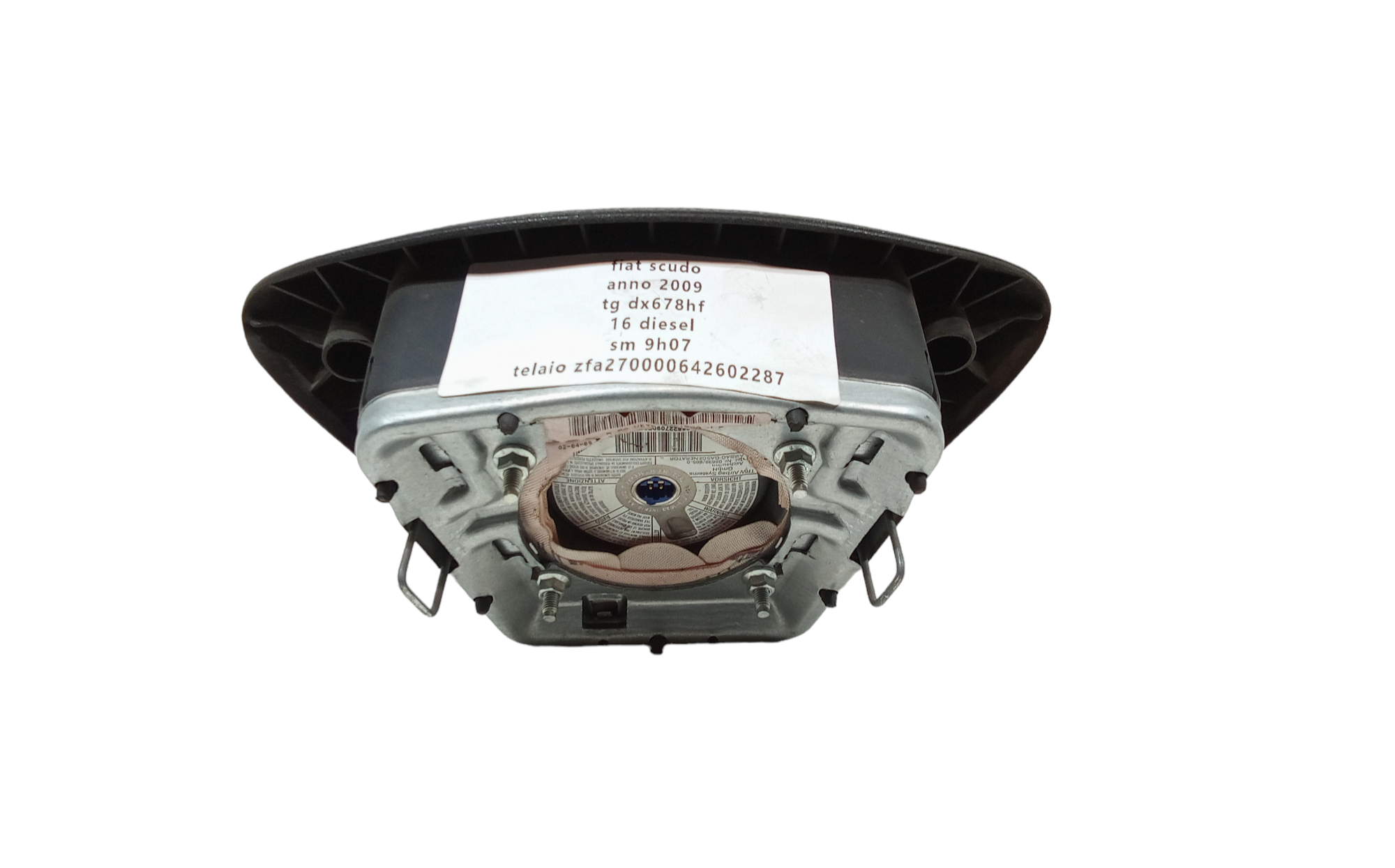 Airbag Volante per Fiat Scudo 3 Serie (2007 - In produzione)