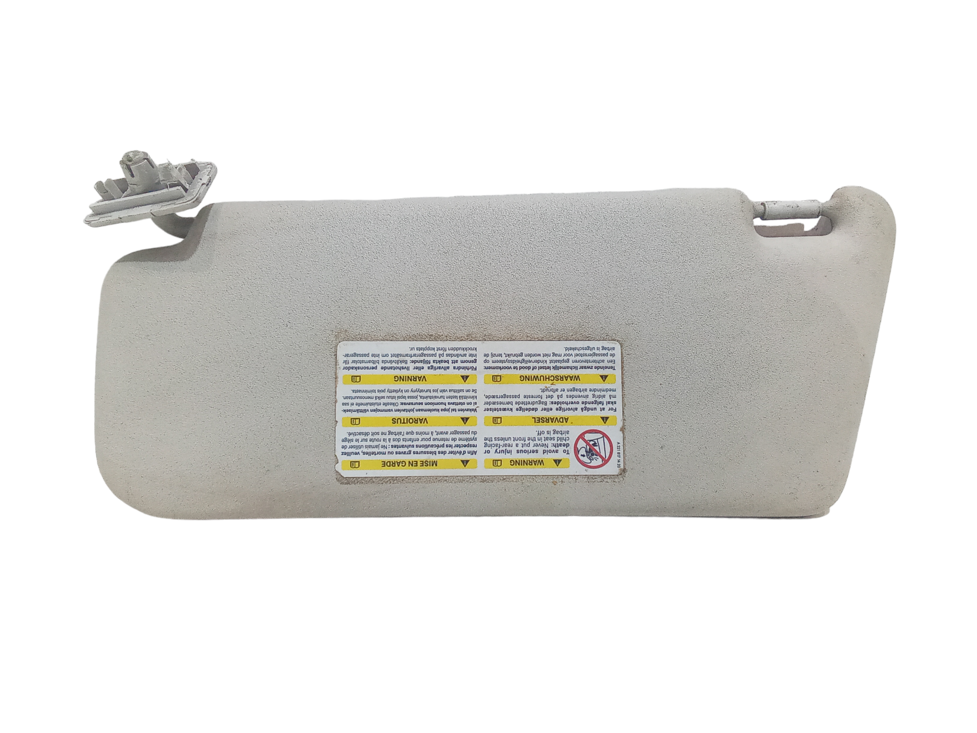 Parasole aletta Lato Passeggero per Mercedes Classe B W245 1 Serie (2005 - 2011)