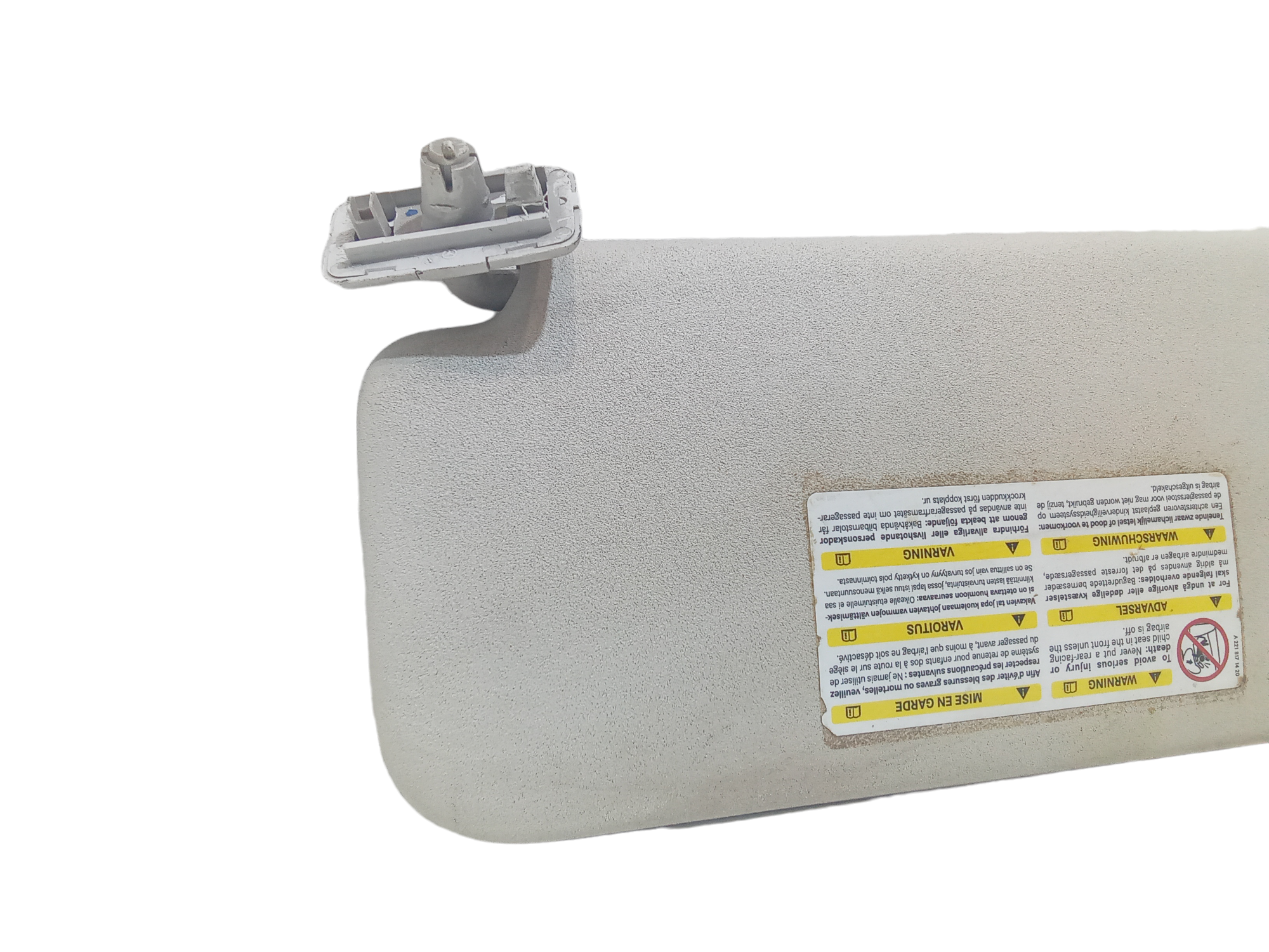 Parasole aletta Lato Passeggero per Mercedes Classe B W245 1 Serie (2005 - 2011)