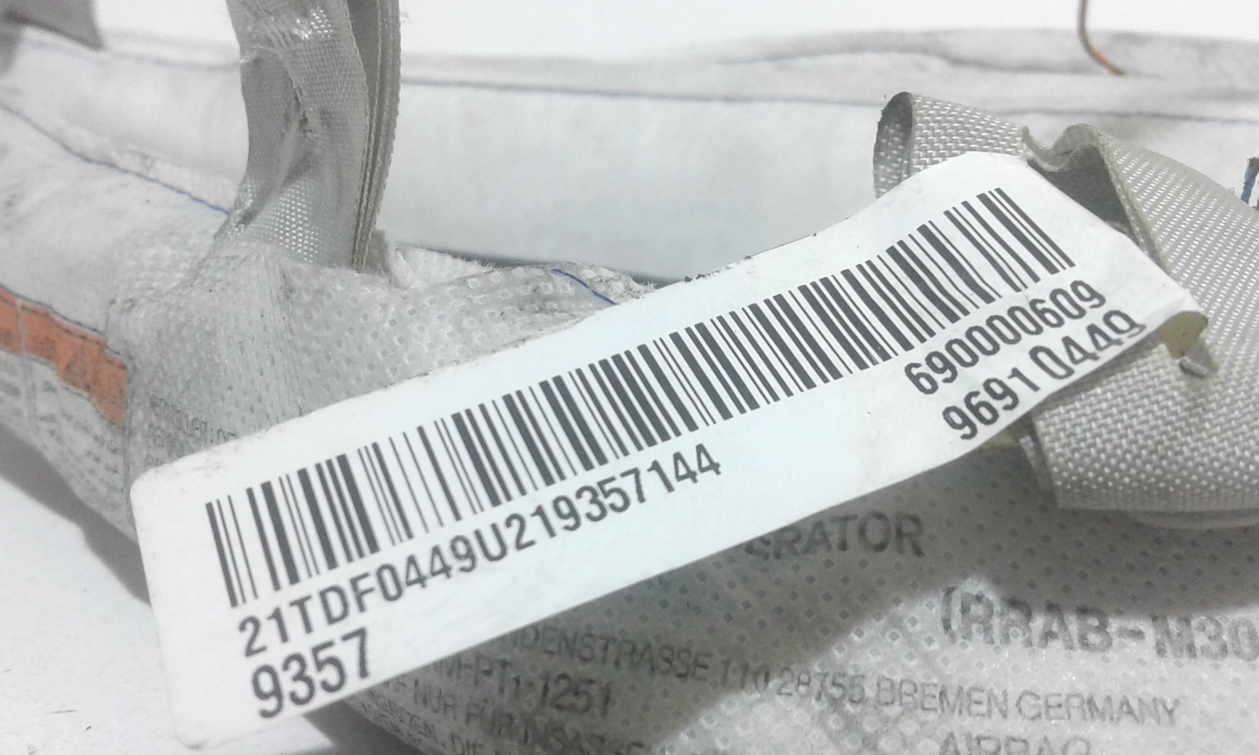 Airbag a tendina laterale Sinistro Guida CHEVROLET Spark 1 Serie