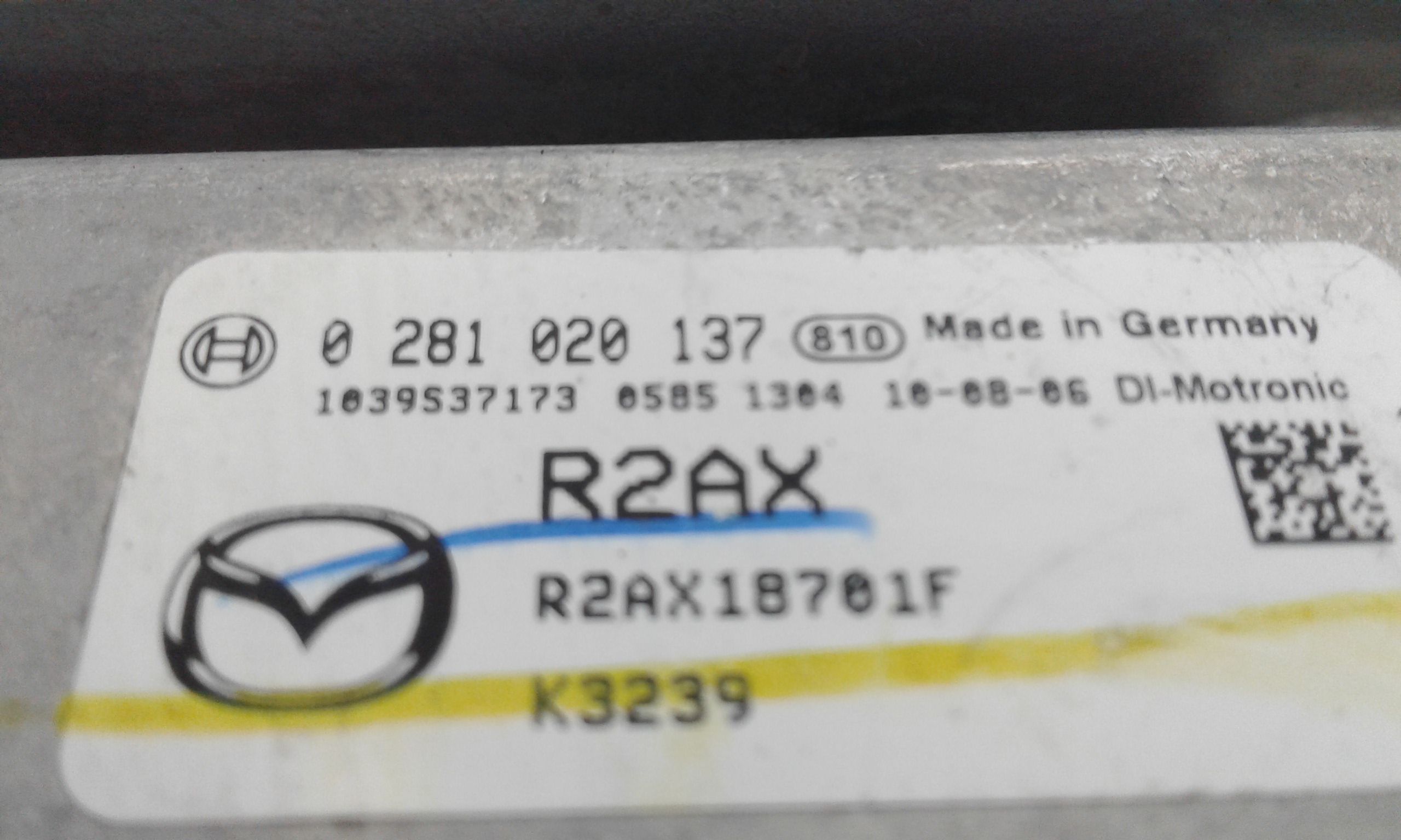 Centralina AdBlue MAZDA CX-7 2 Serie