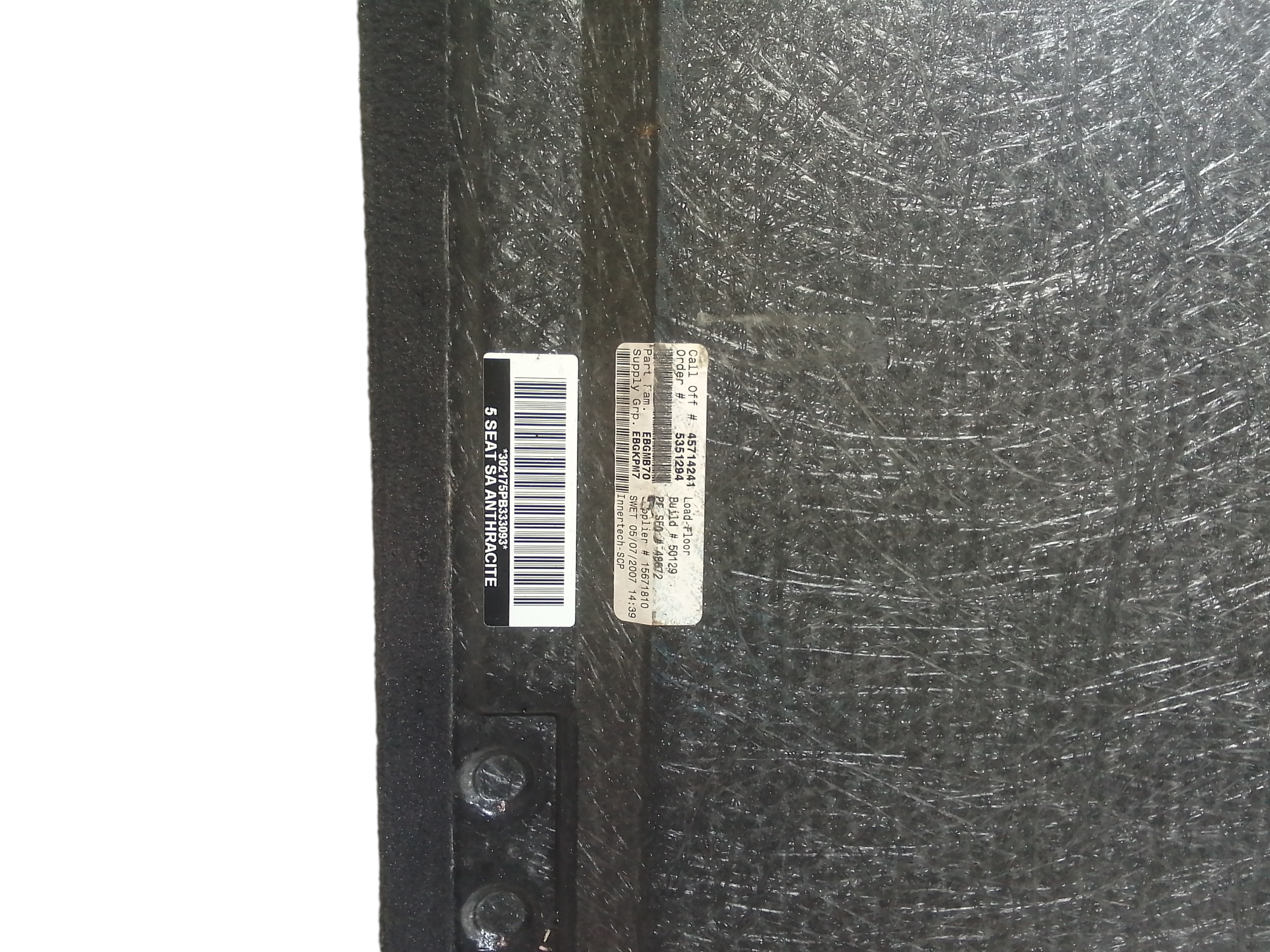 Tappeto vano baule per Bmw X5 Serie (e70) (06>13) (2006 - 2013)