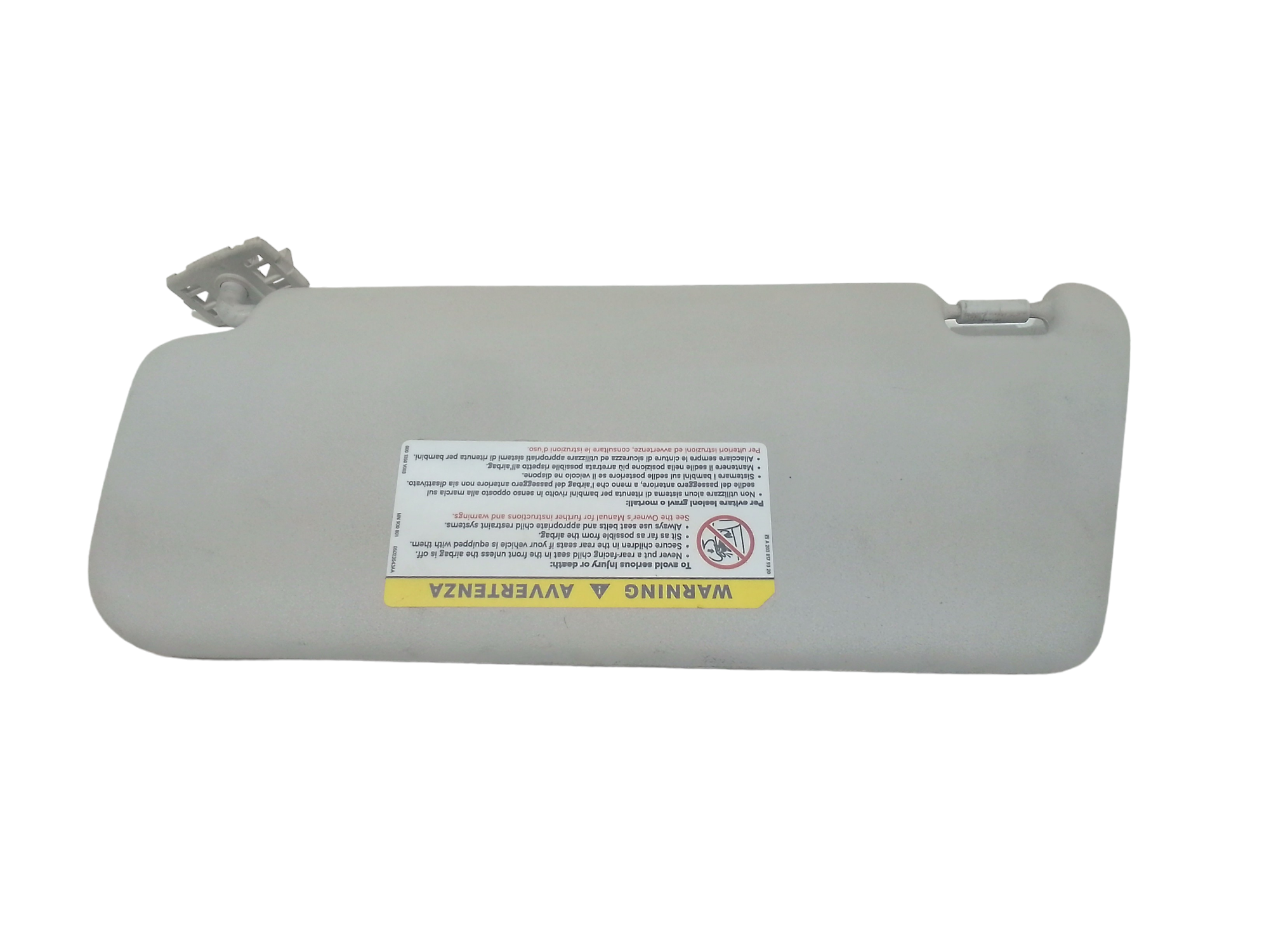 Parasole aletta Lato Passeggero per Mercedes Classe A W169 3 Serie (2004 - 2008)