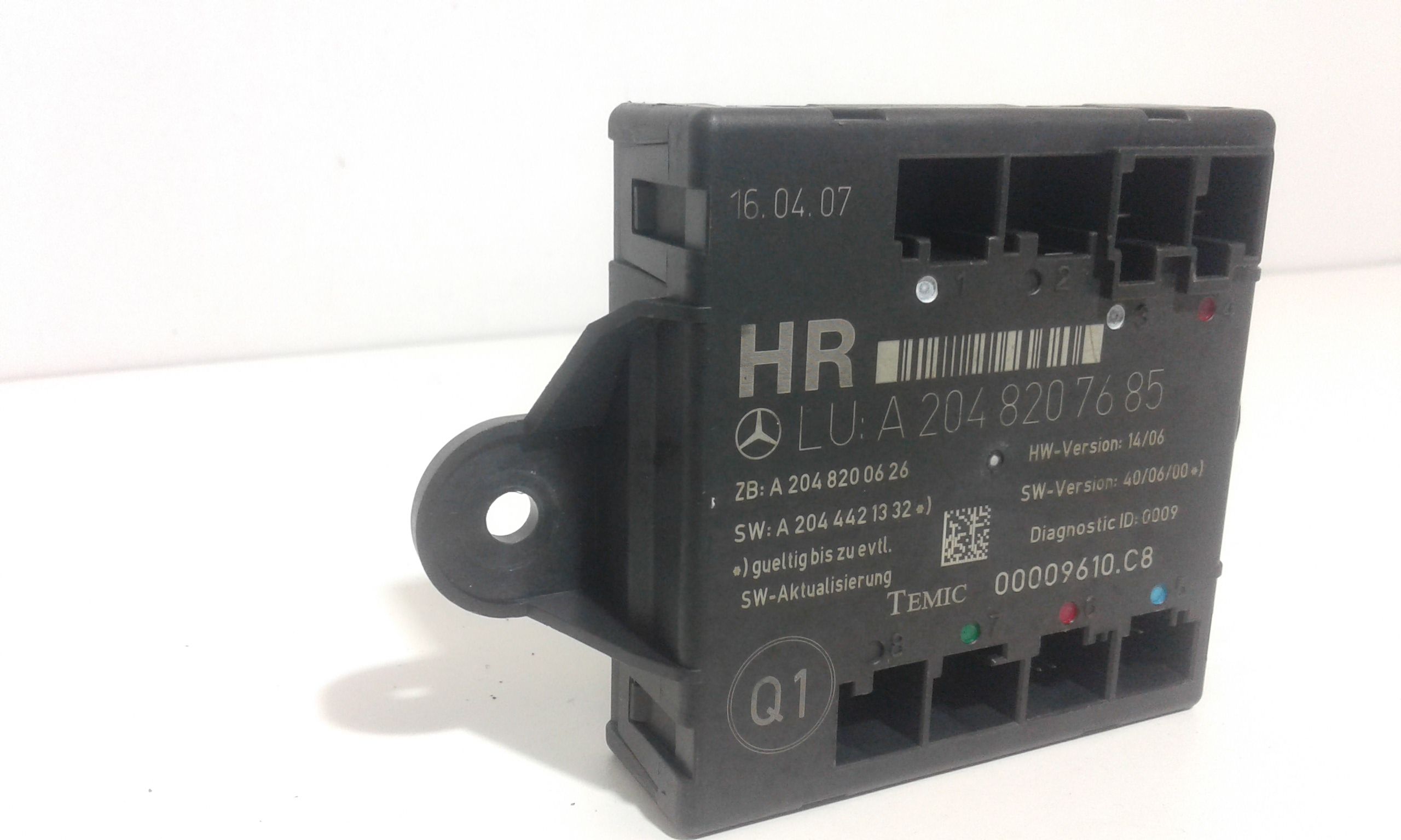 Centralina porta posteriore dx MERCEDES Classe C Berlina W204