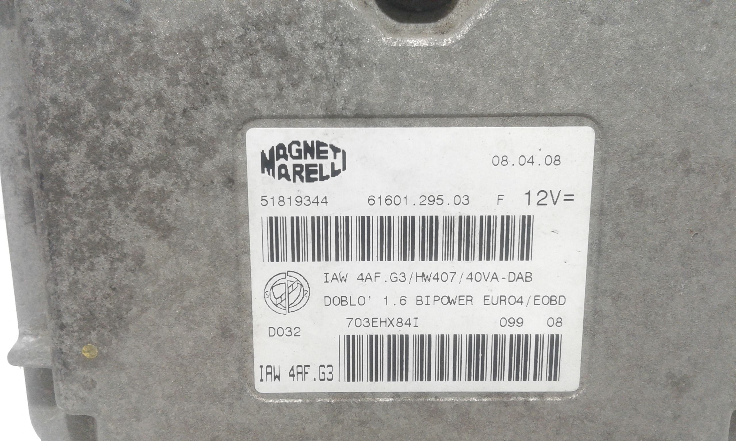 Centralina Metano FIAT Dobl 2 Serie