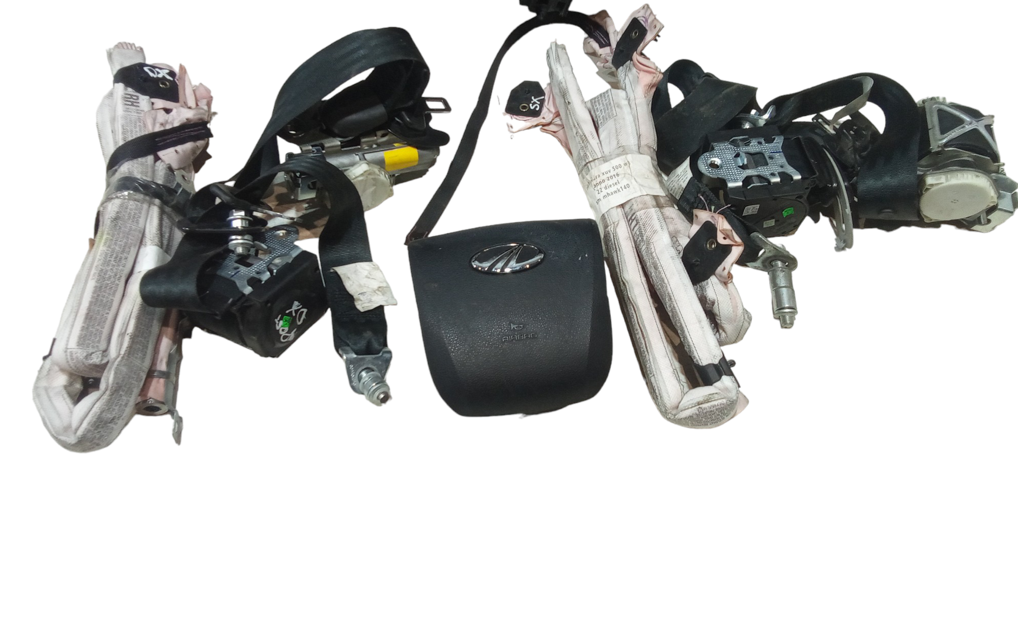 Kit Airbag Completo per Mahindra XUV500 W8 (2012 - 2019)