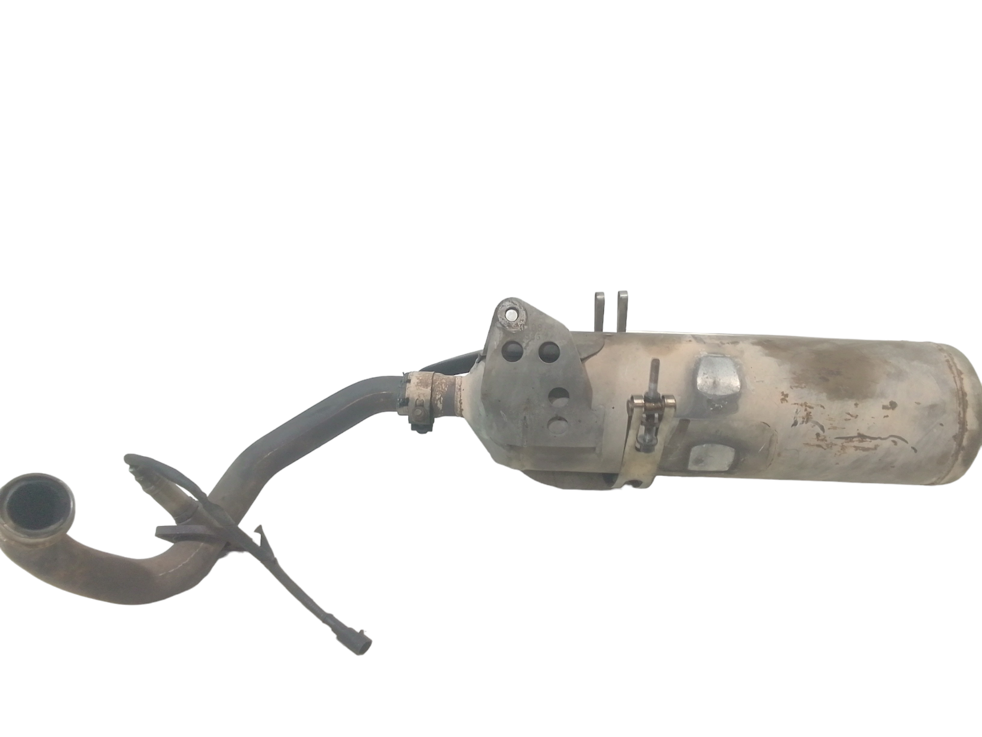 Marmitta completa di terminale scarico per Piaggio Beverly 500cc (02>06) (2002 - 2006)