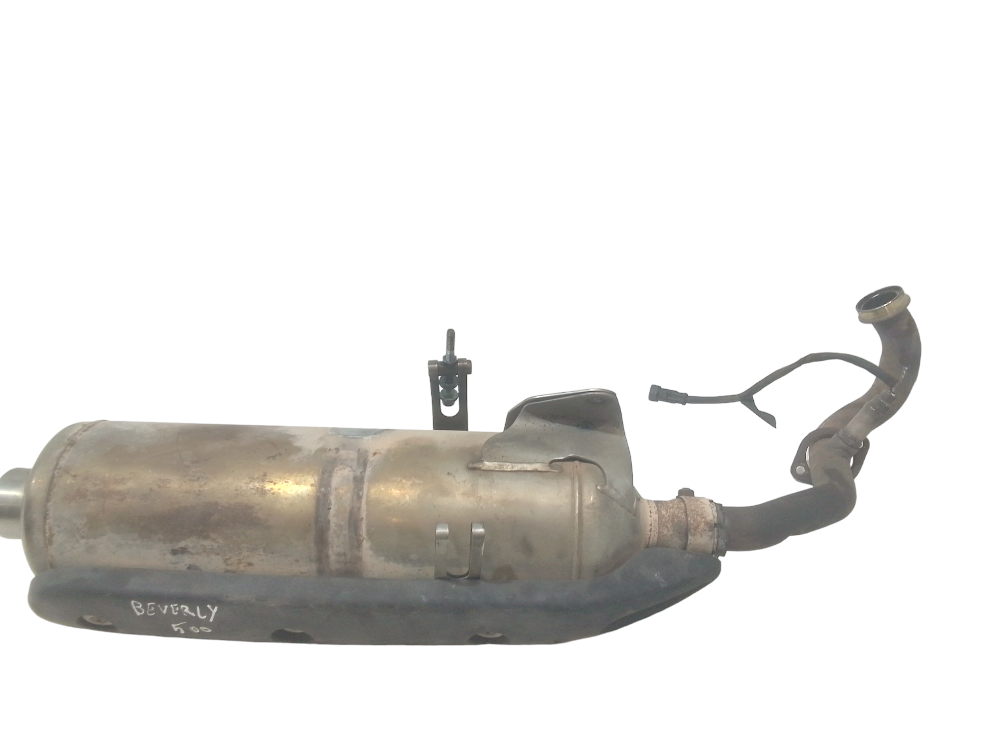 Marmitta completa di terminale scarico per Piaggio Beverly 500cc (02>06) (2002 - 2006)