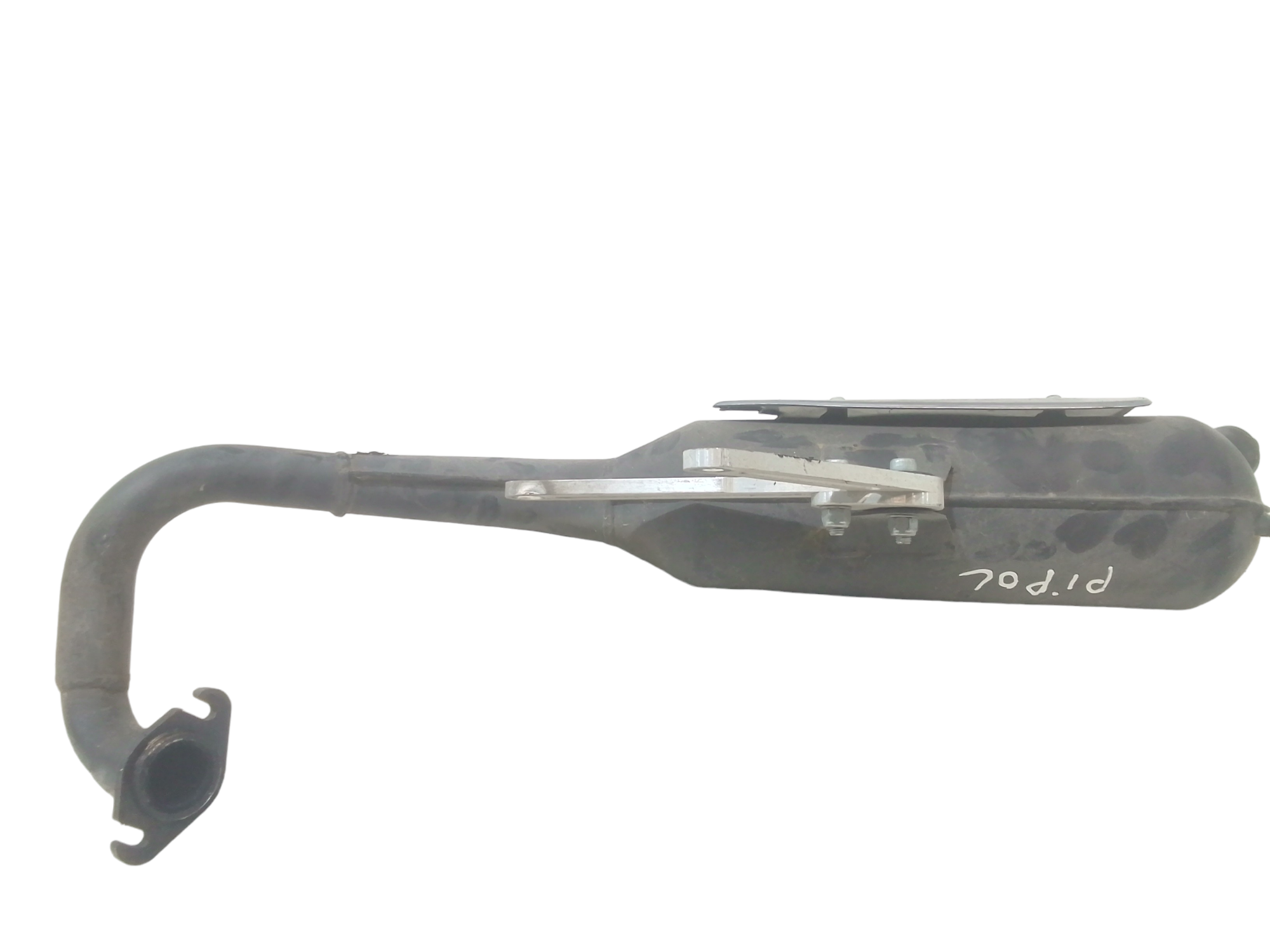 Marmitta completa di terminale scarico per Kymco Agility 50cc R16+ 2t (10>16) (2010 - 2016)