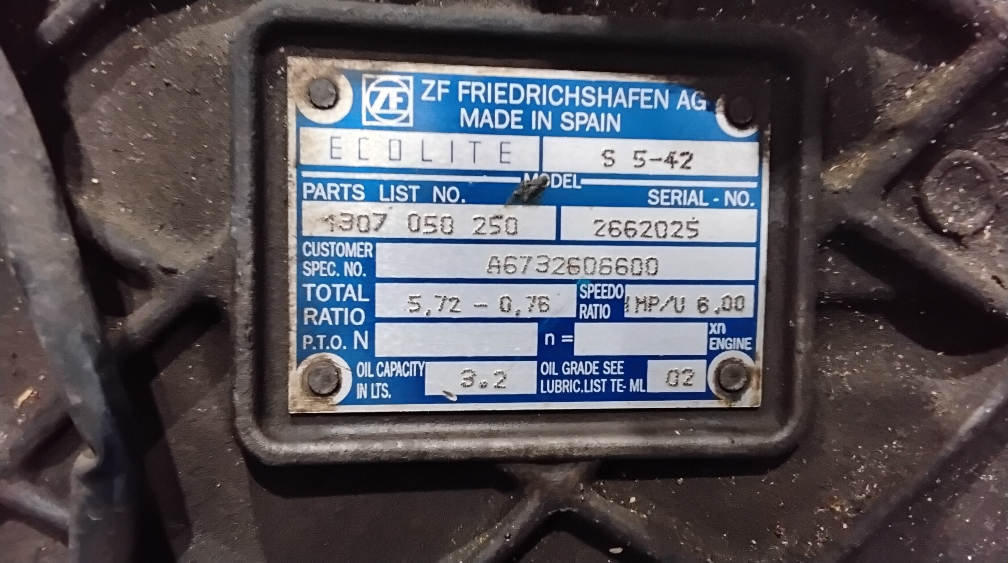 Cambio Manuale Completo per Mercedes Atego 4 Cil 4x2 Bm 970/2/5/6  (97>04) (1997 - 2004)