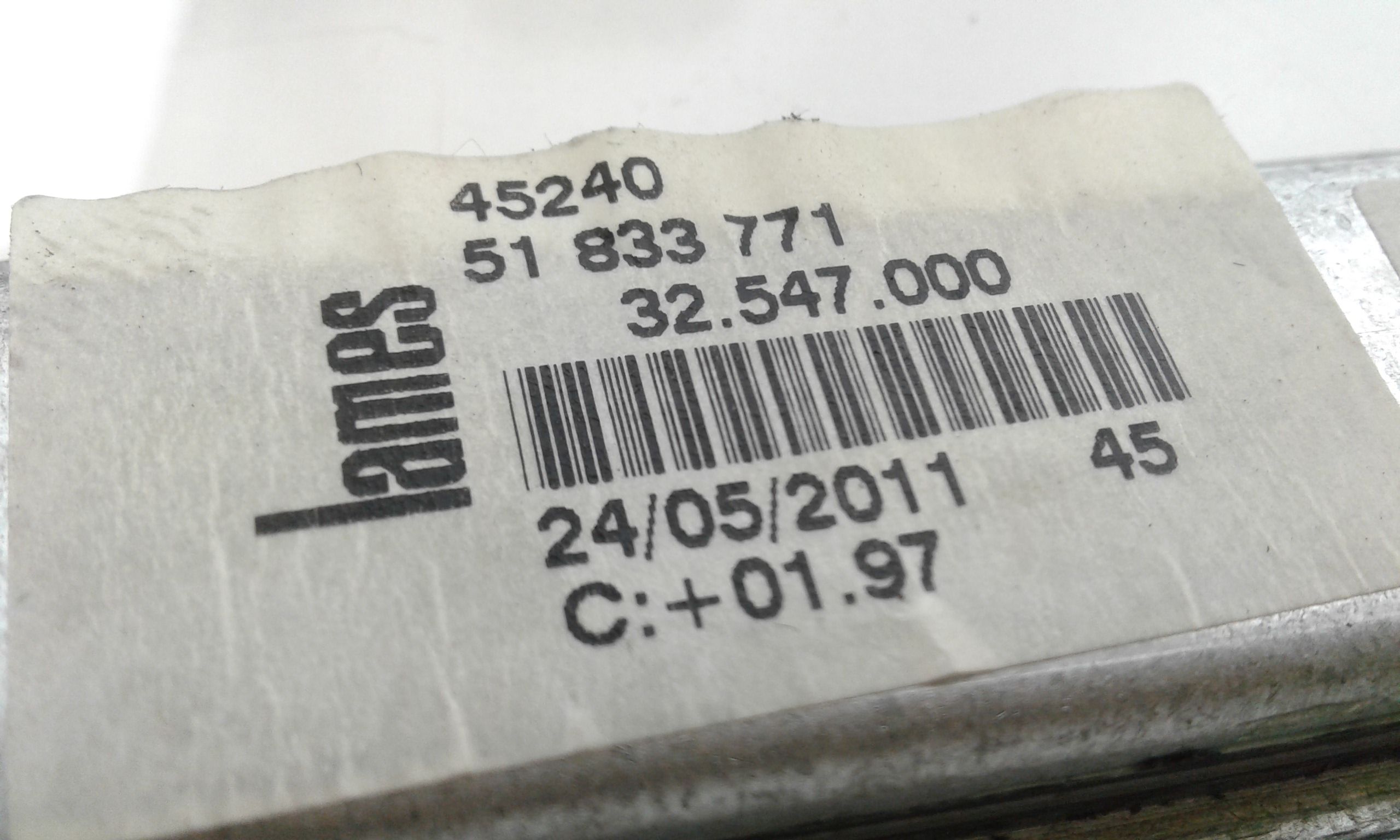 Cremagliera posteriore destra passeggero LANCIA Ypsilon 4 Serie