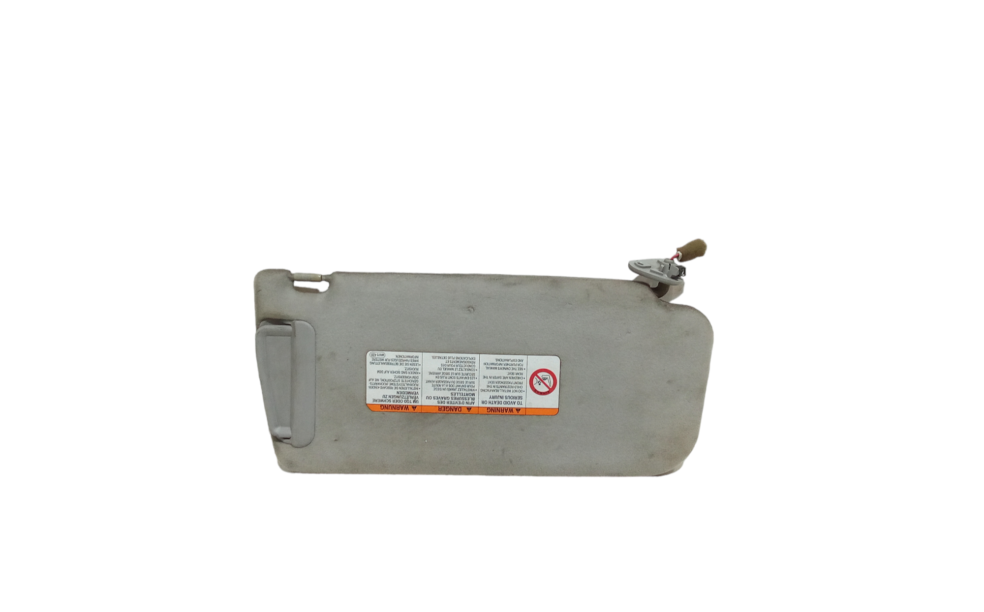 Parasole aletta anteriore Lato Guida per Mitsubishi Pajero 5 Serie (2003 - 2006)